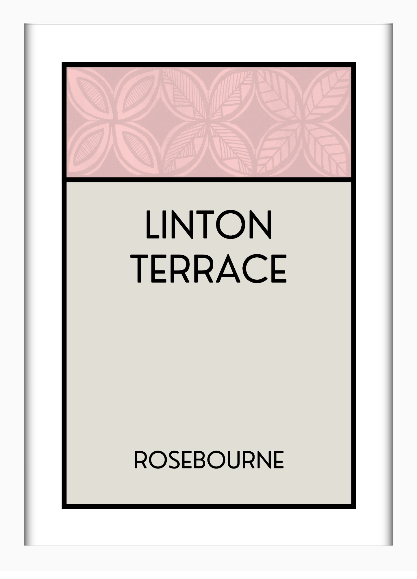 CUSTOM ADDRESS ART - PATTERNED