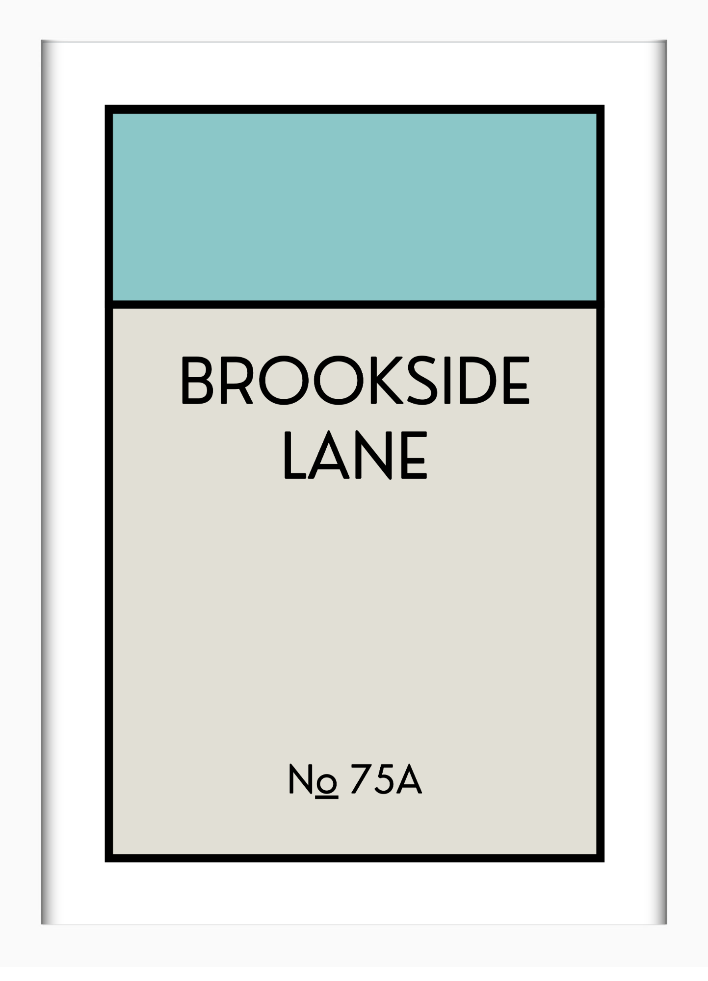 CUSTOM ADDRESS ART - CLASSIC