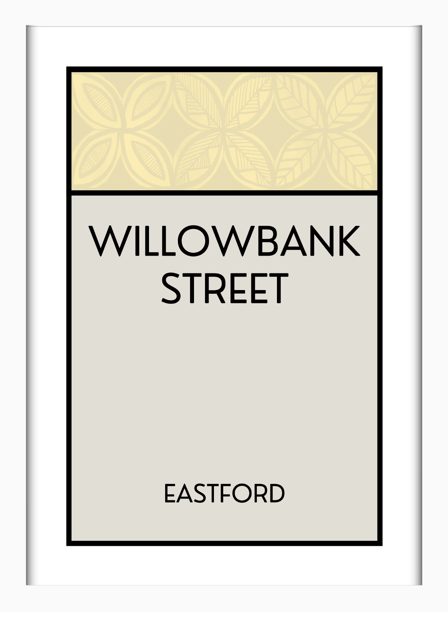 CUSTOM ADDRESS ART - PATTERNED