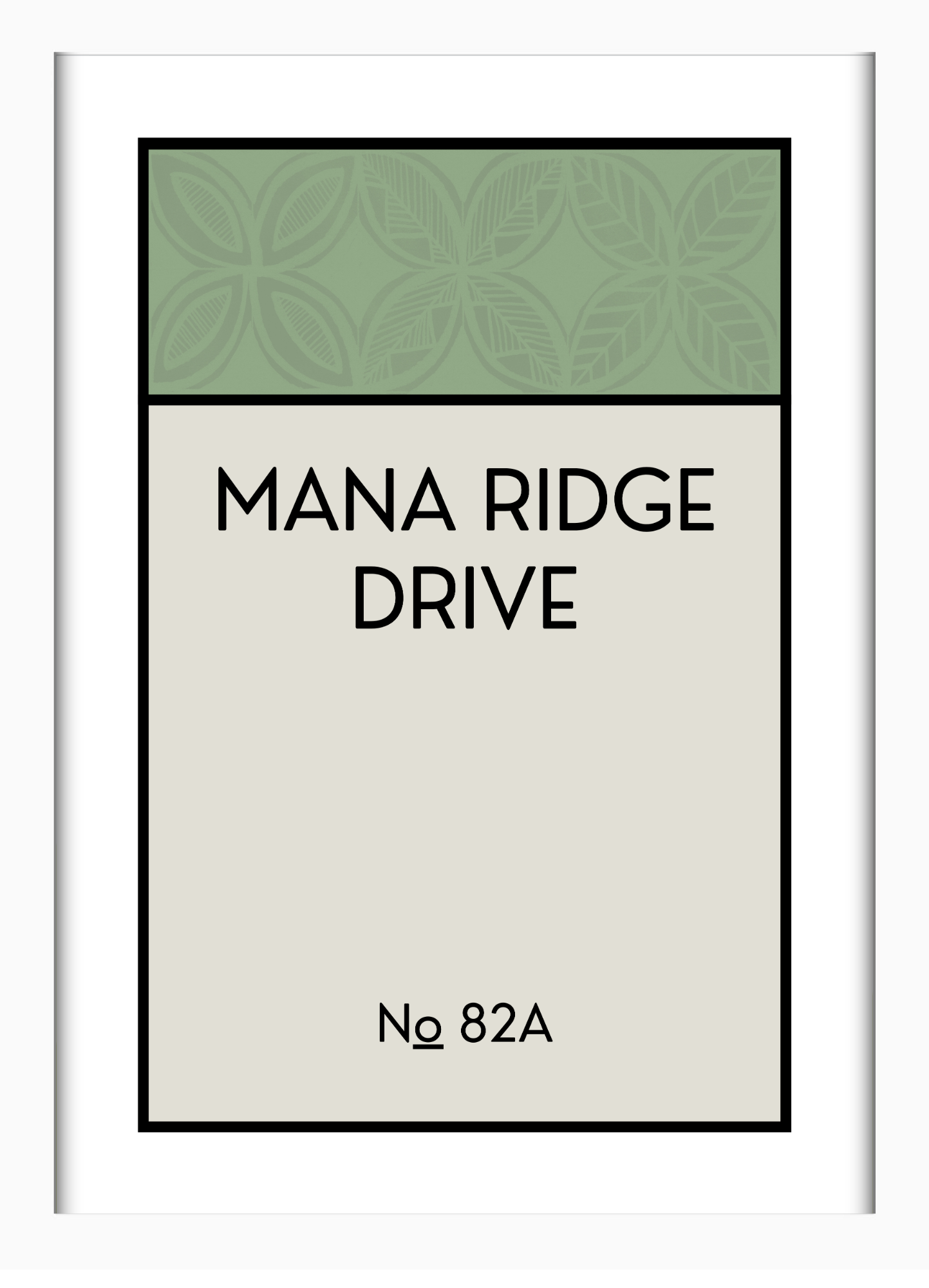 CUSTOM ADDRESS ART - PATTERNED