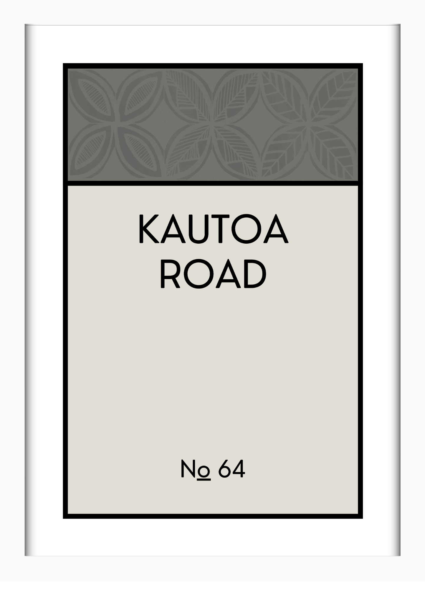 CUSTOM ADDRESS ART - PATTERNED