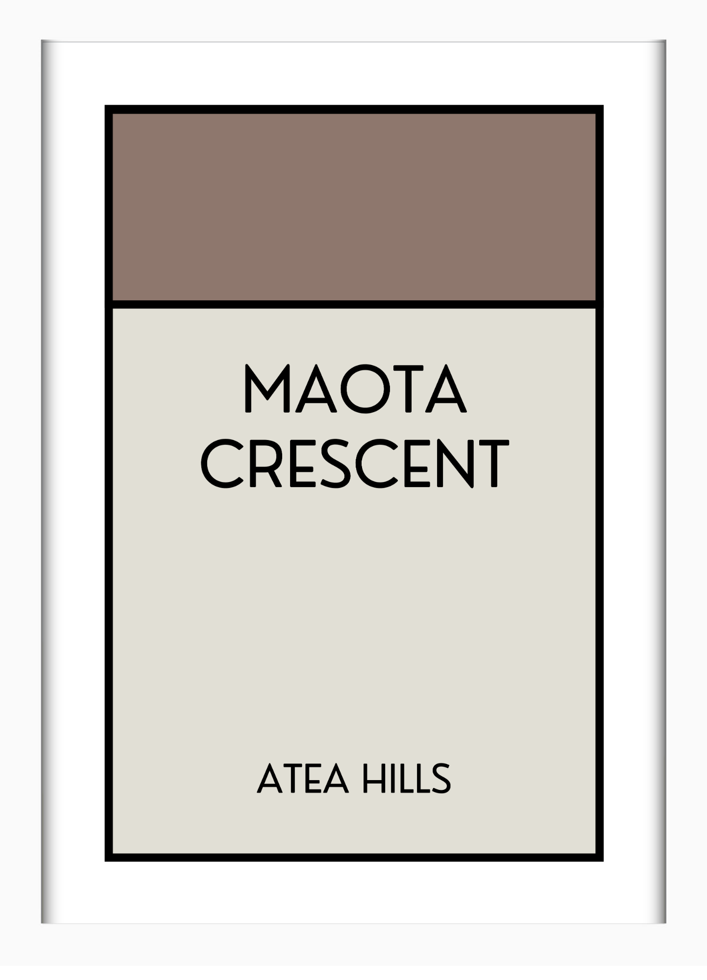 CUSTOM ADDRESS ART - CLASSIC