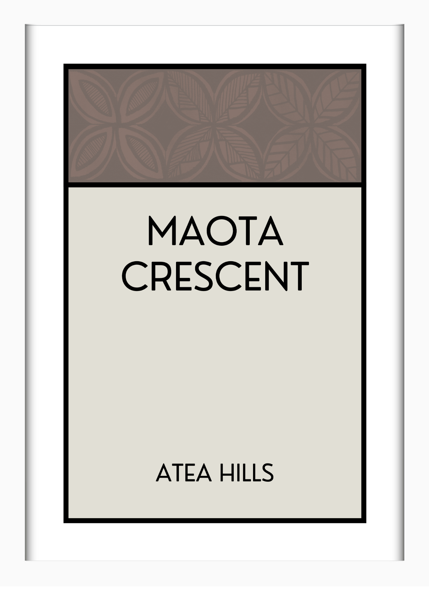 CUSTOM ADDRESS ART - PATTERNED