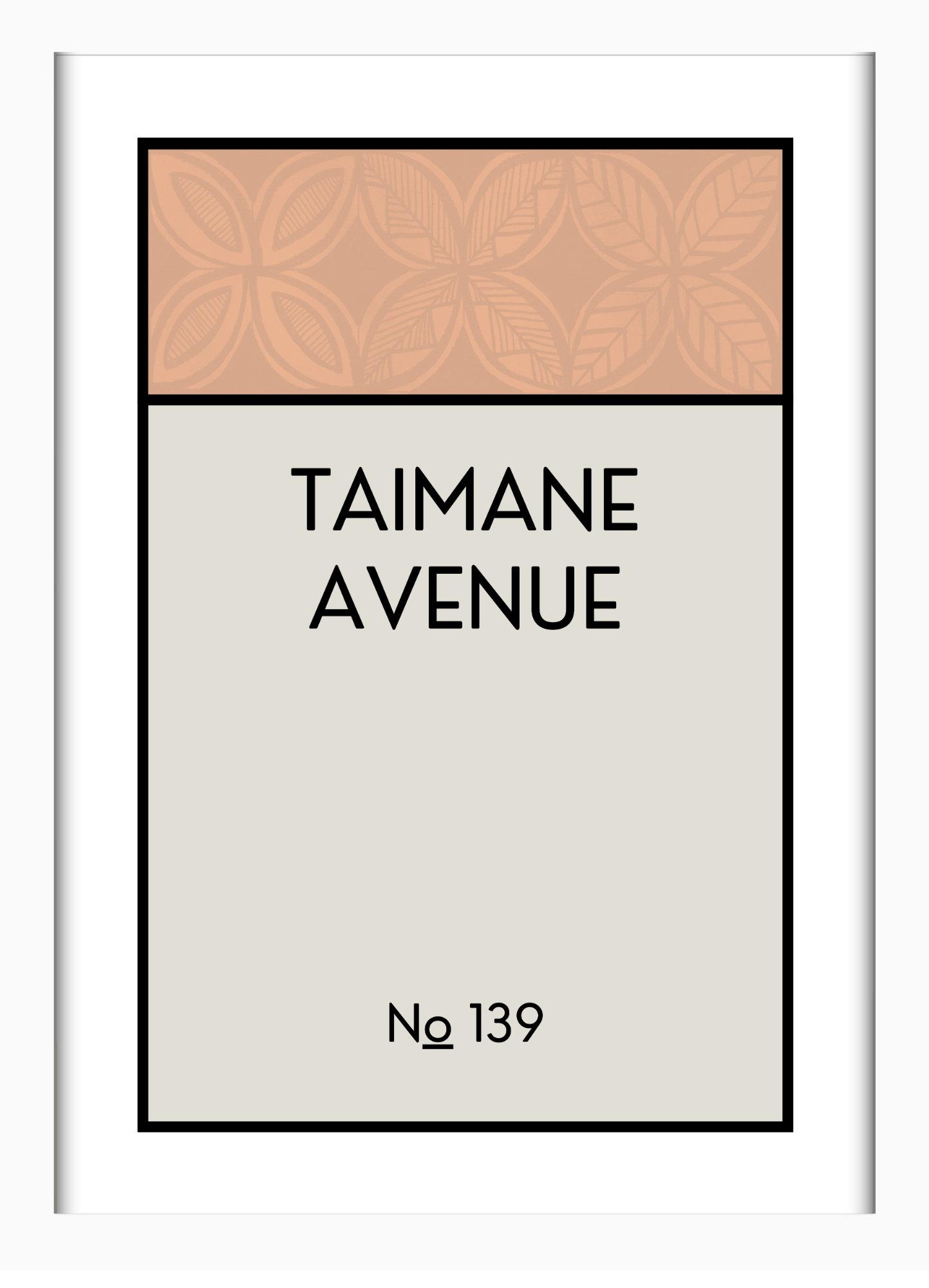 CUSTOM ADDRESS ART - PATTERNED