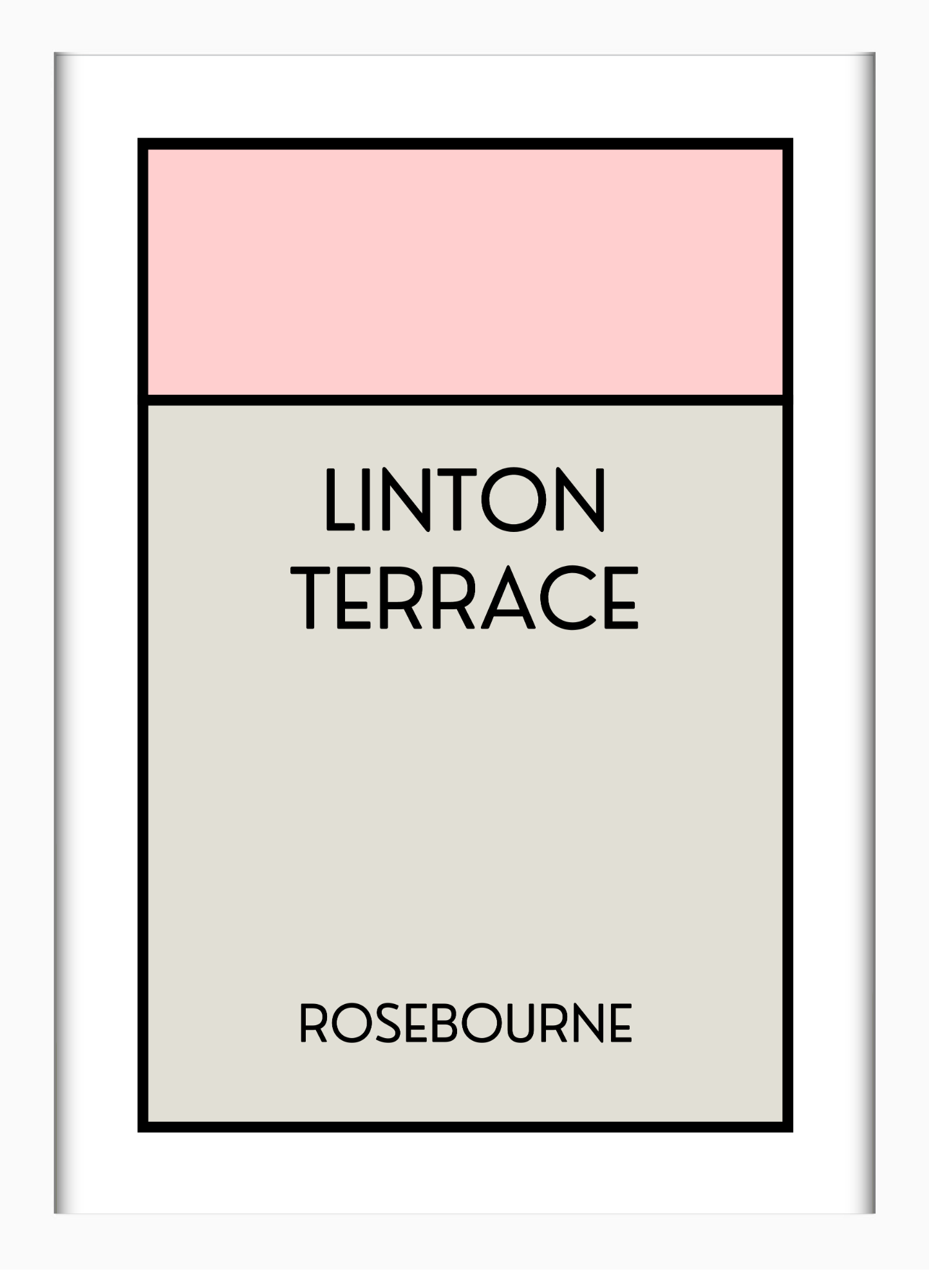 CUSTOM ADDRESS ART - CLASSIC