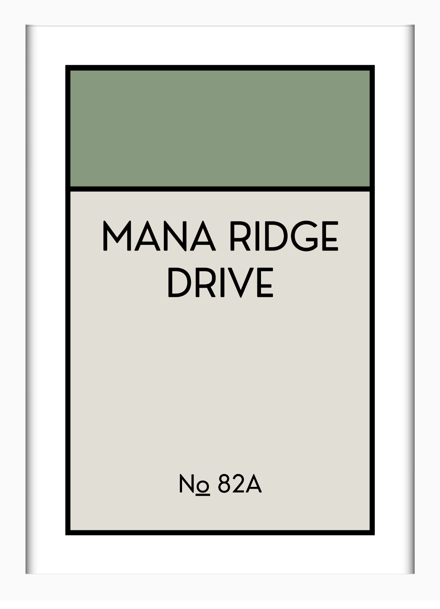 CUSTOM ADDRESS ART - CLASSIC