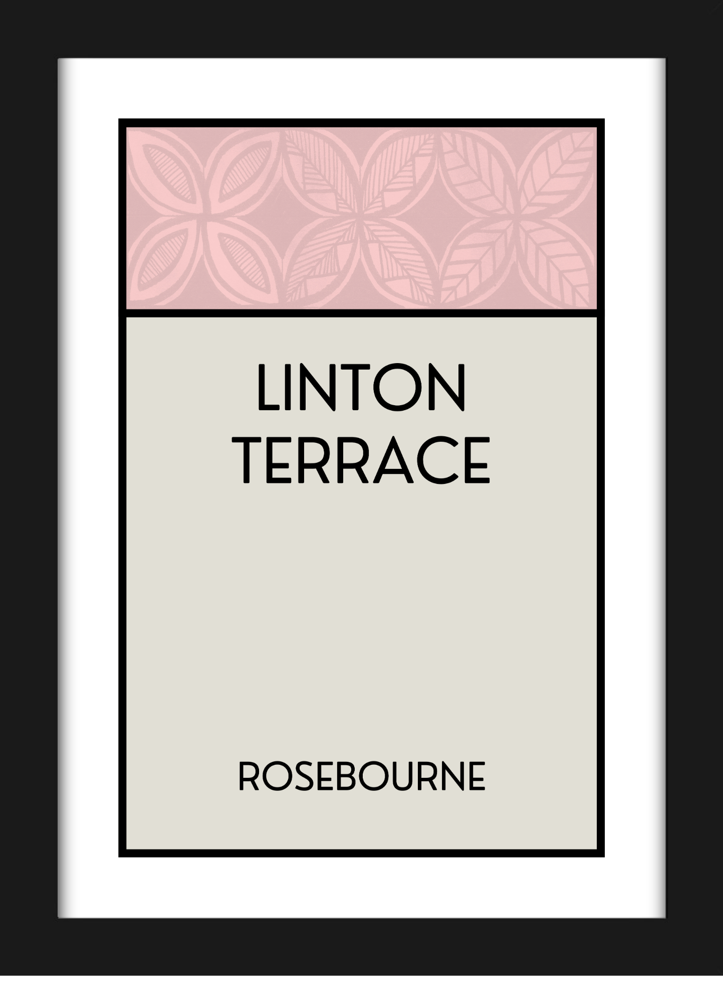 CUSTOM ADDRESS ART - PATTERNED