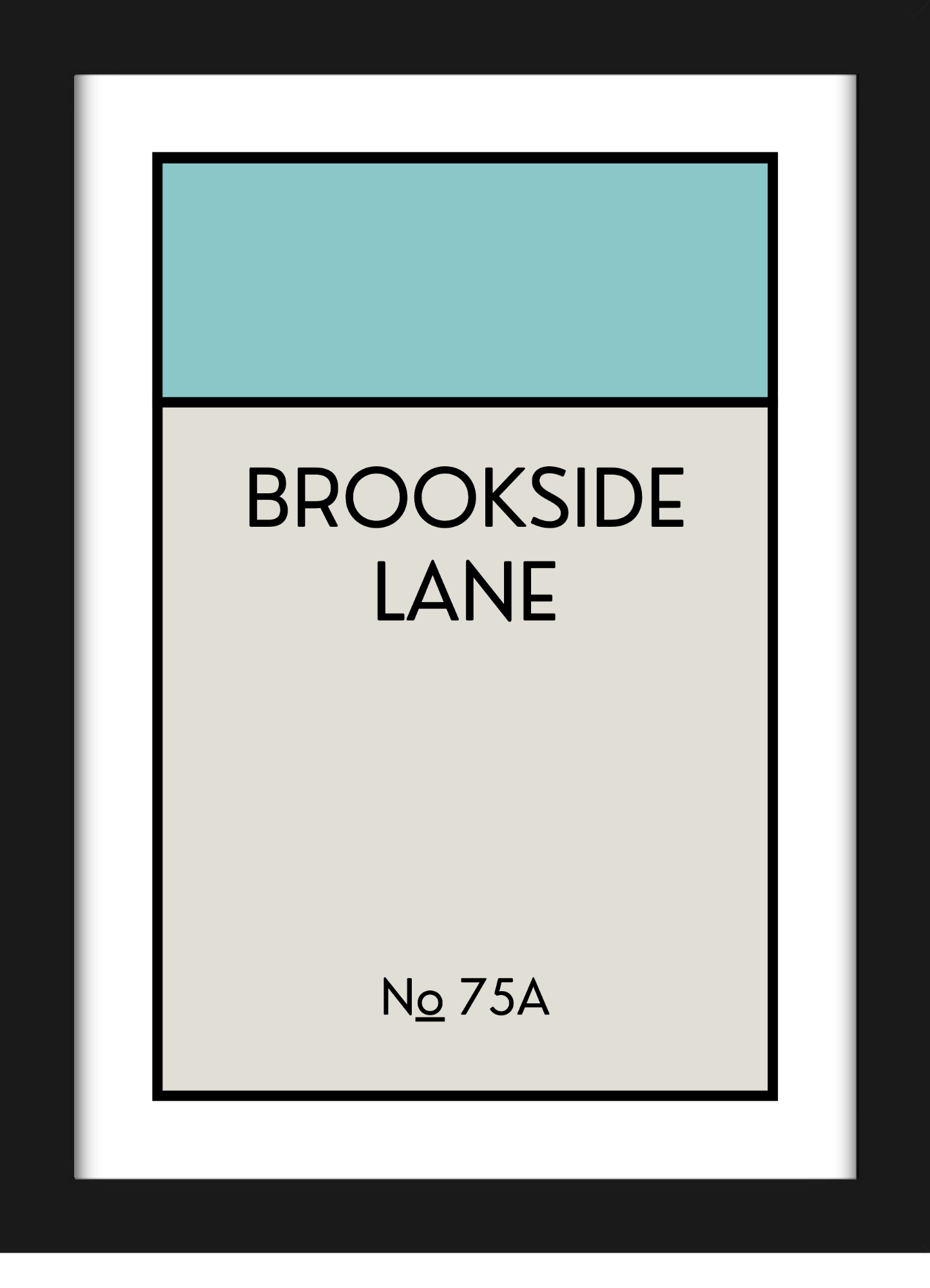 CUSTOM ADDRESS ART - CLASSIC