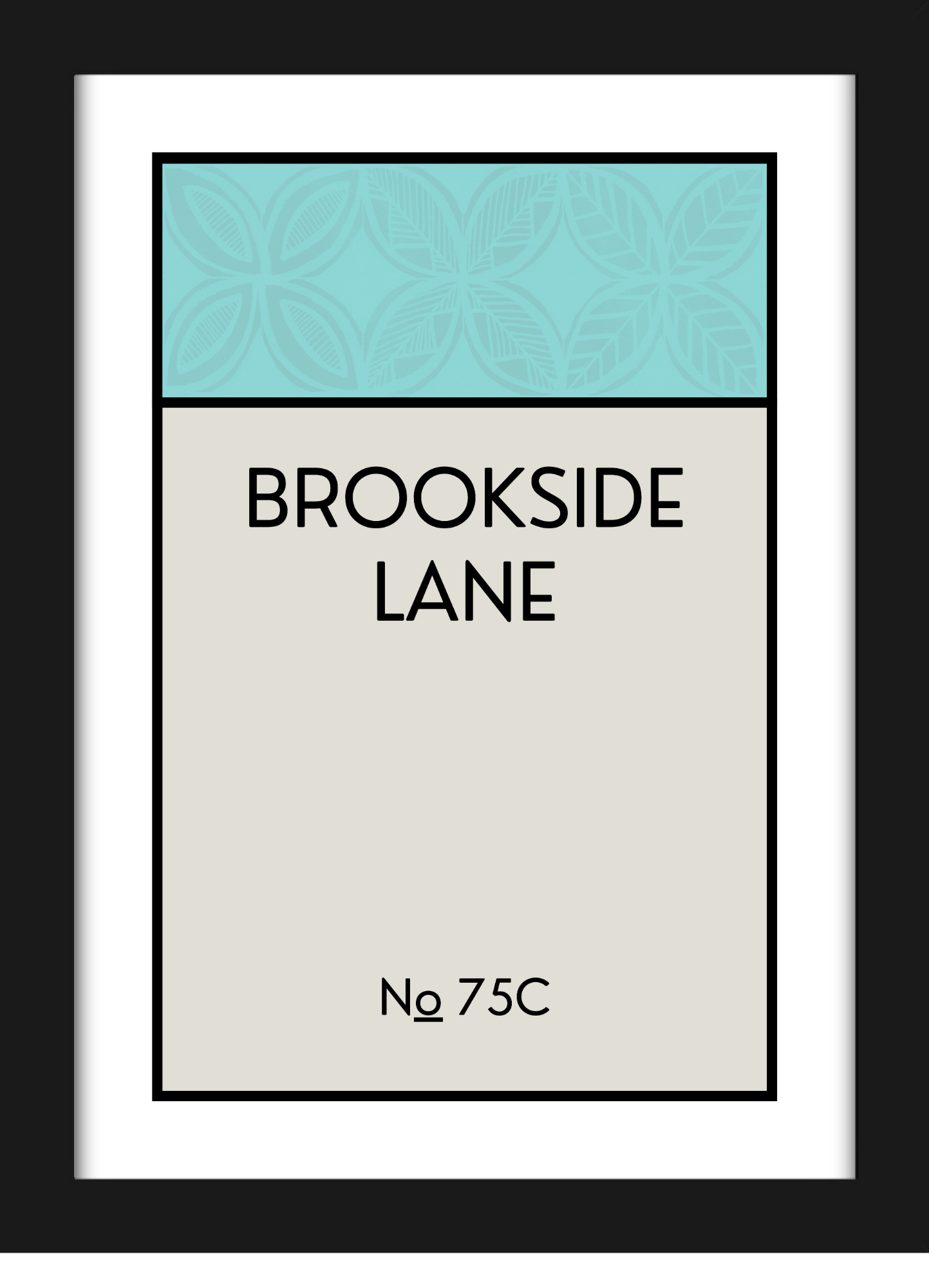 CUSTOM ADDRESS ART - PATTERNED