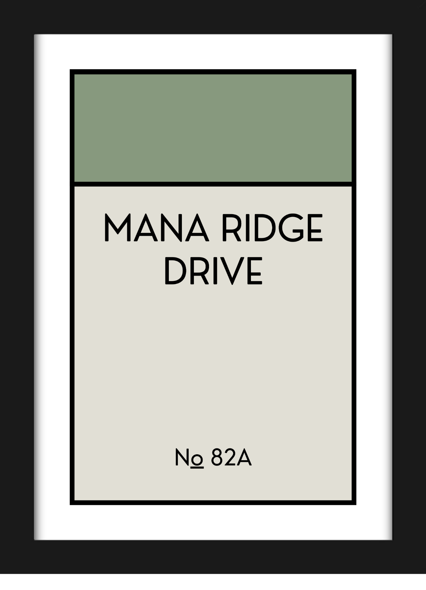 CUSTOM ADDRESS ART - CLASSIC