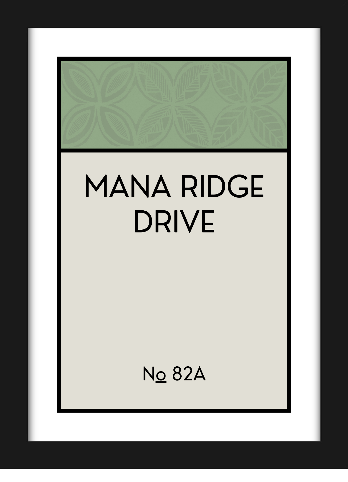 CUSTOM ADDRESS ART - PATTERNED