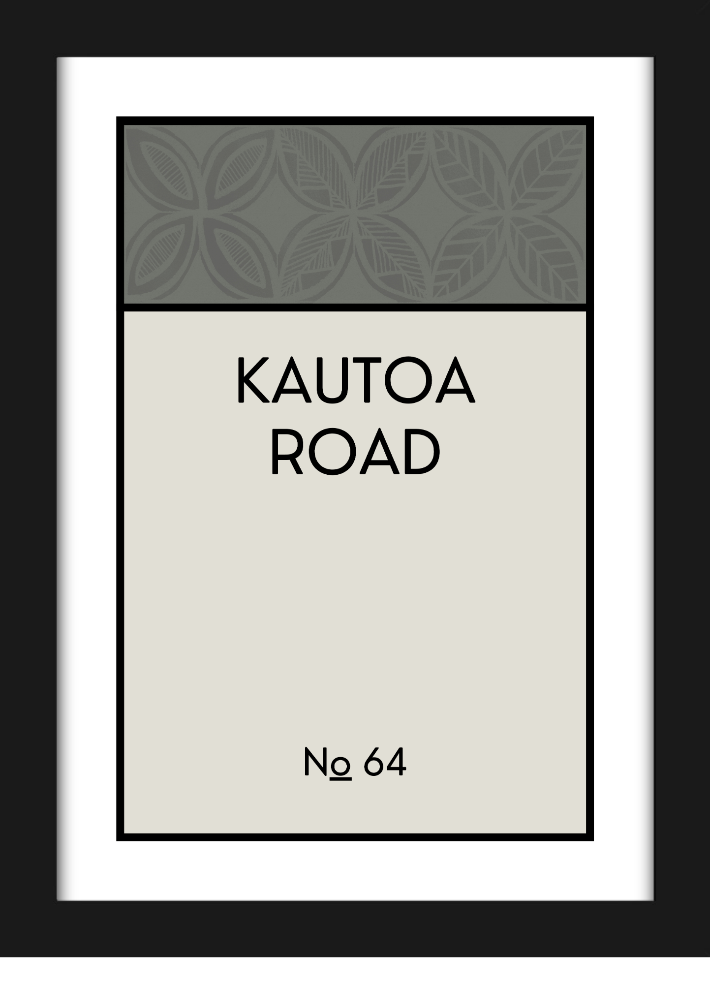 CUSTOM ADDRESS ART - PATTERNED