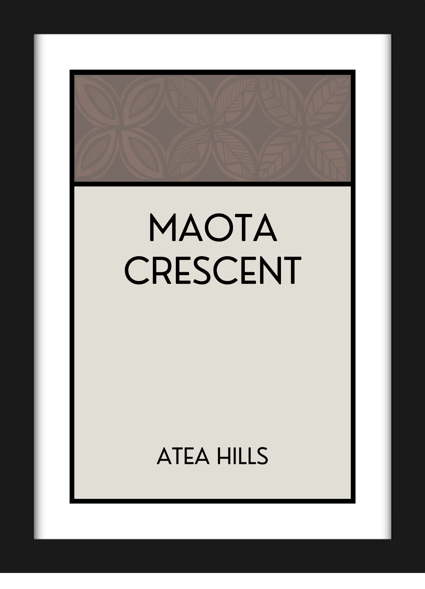 CUSTOM ADDRESS ART - PATTERNED