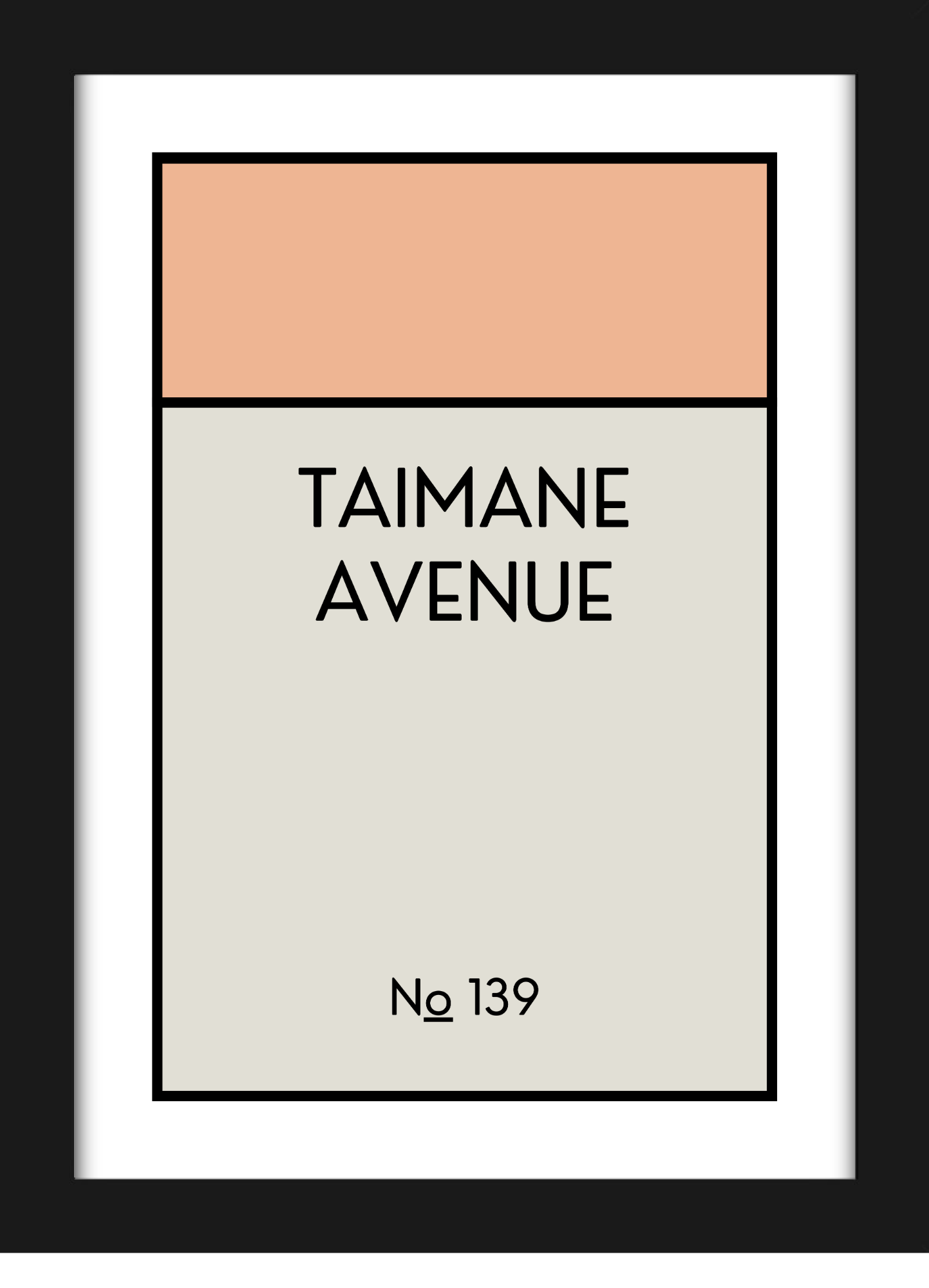 CUSTOM ADDRESS ART - CLASSIC