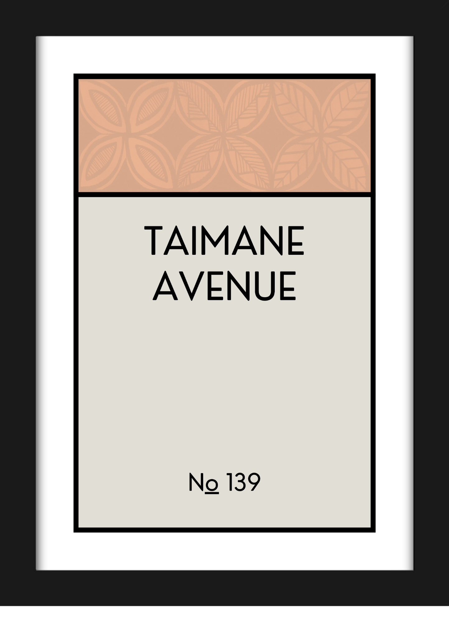 CUSTOM ADDRESS ART - PATTERNED