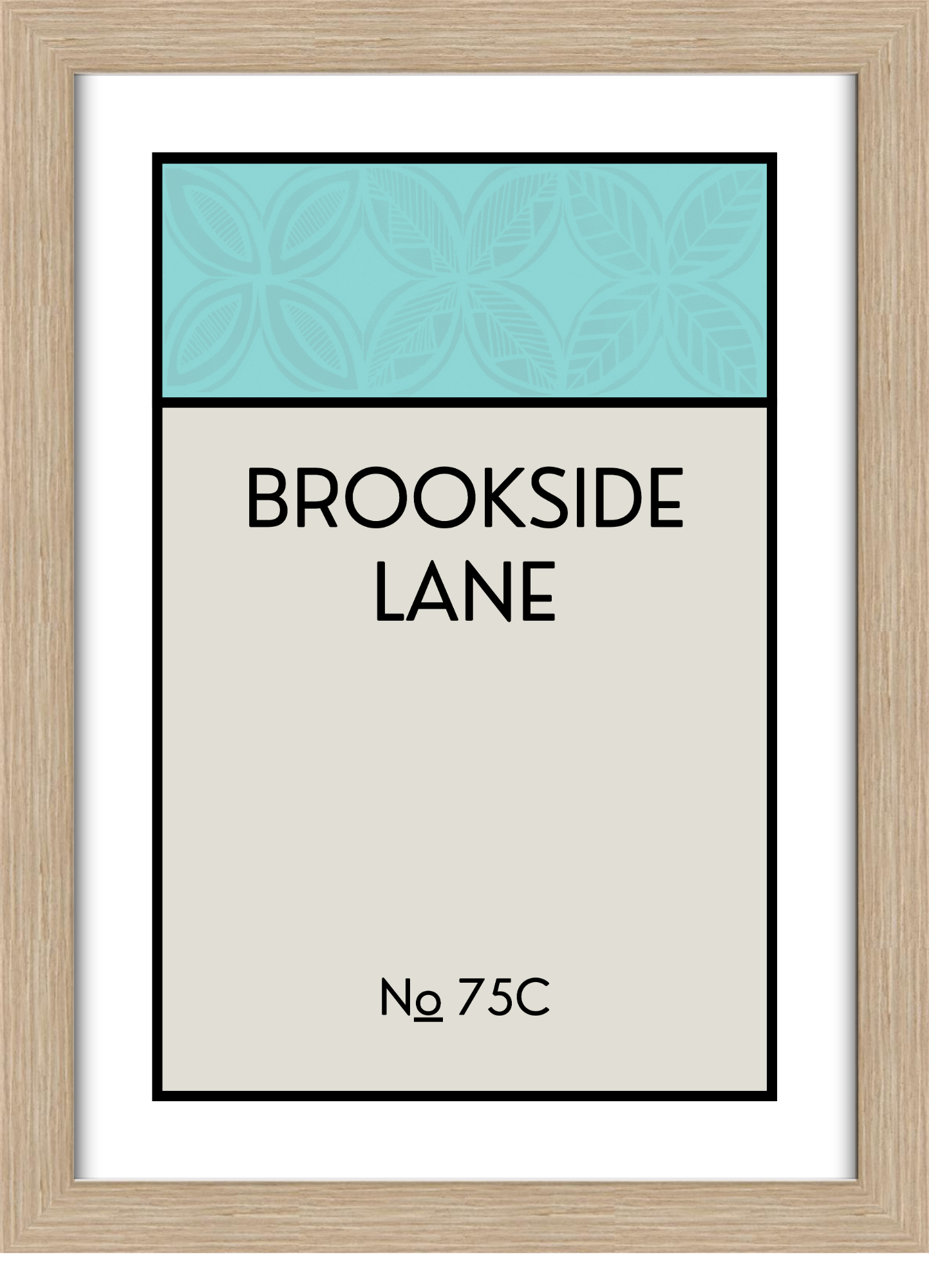 CUSTOM ADDRESS ART - PATTERNED