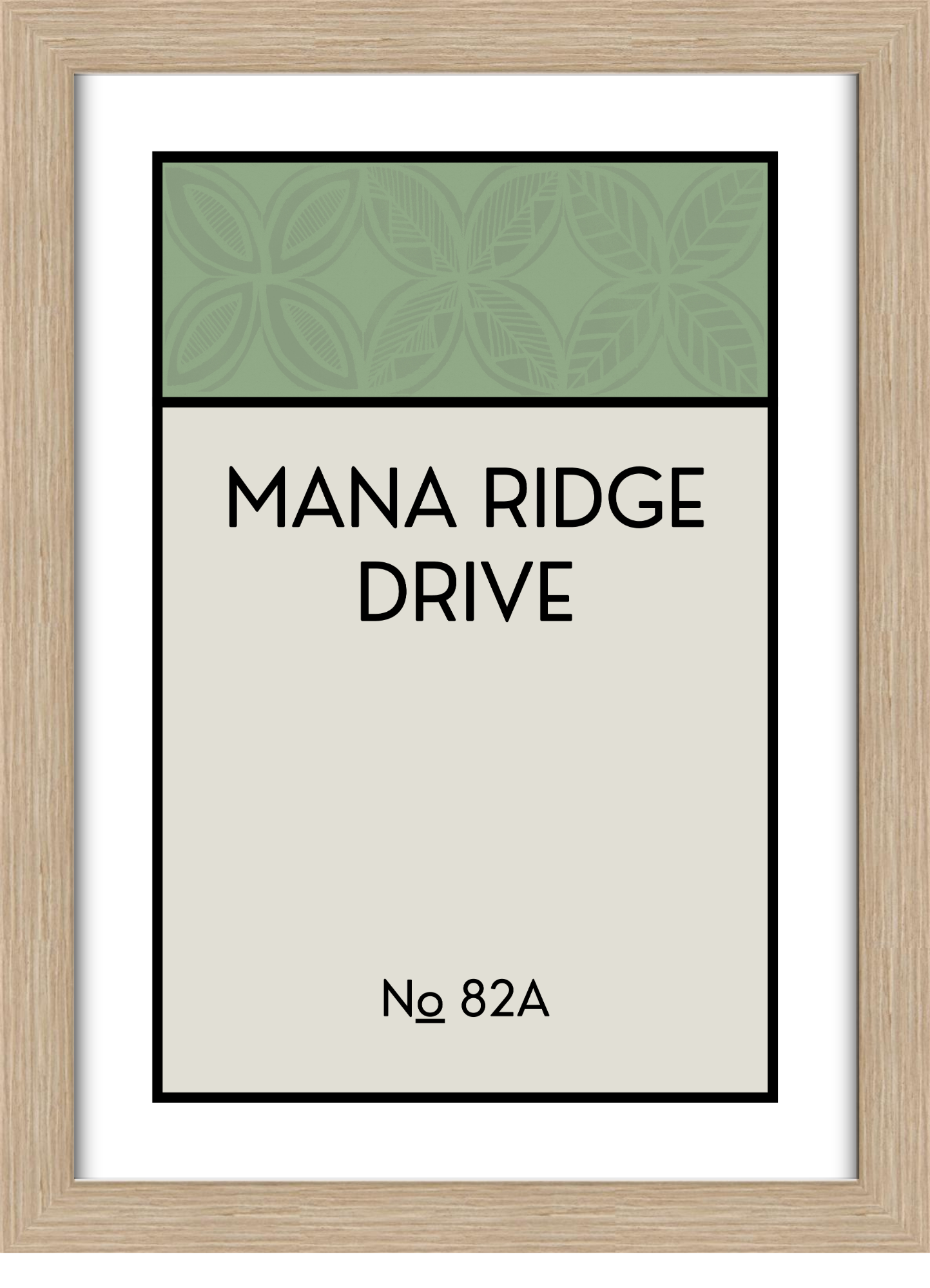 CUSTOM ADDRESS ART - PATTERNED