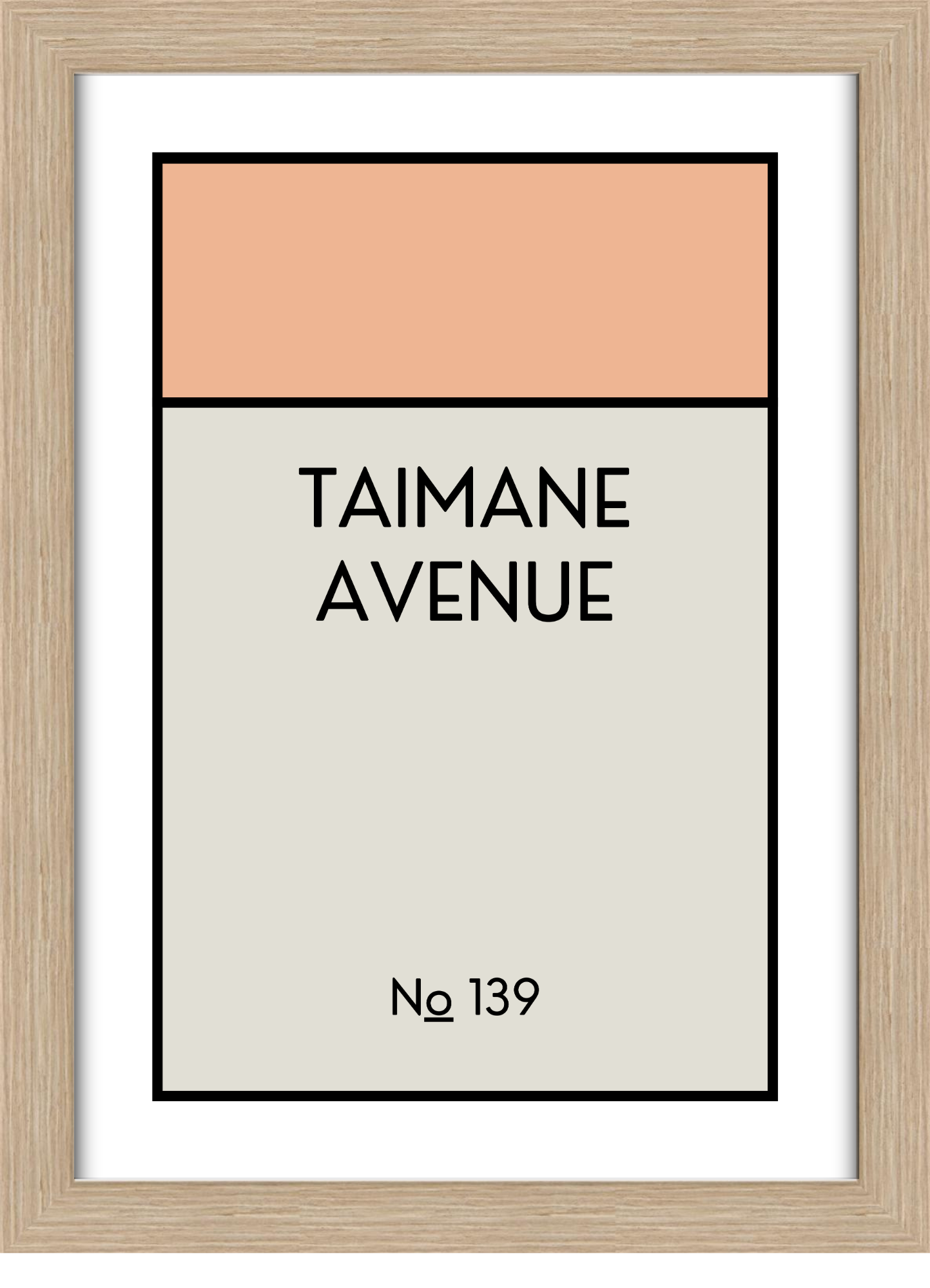 CUSTOM ADDRESS ART - CLASSIC