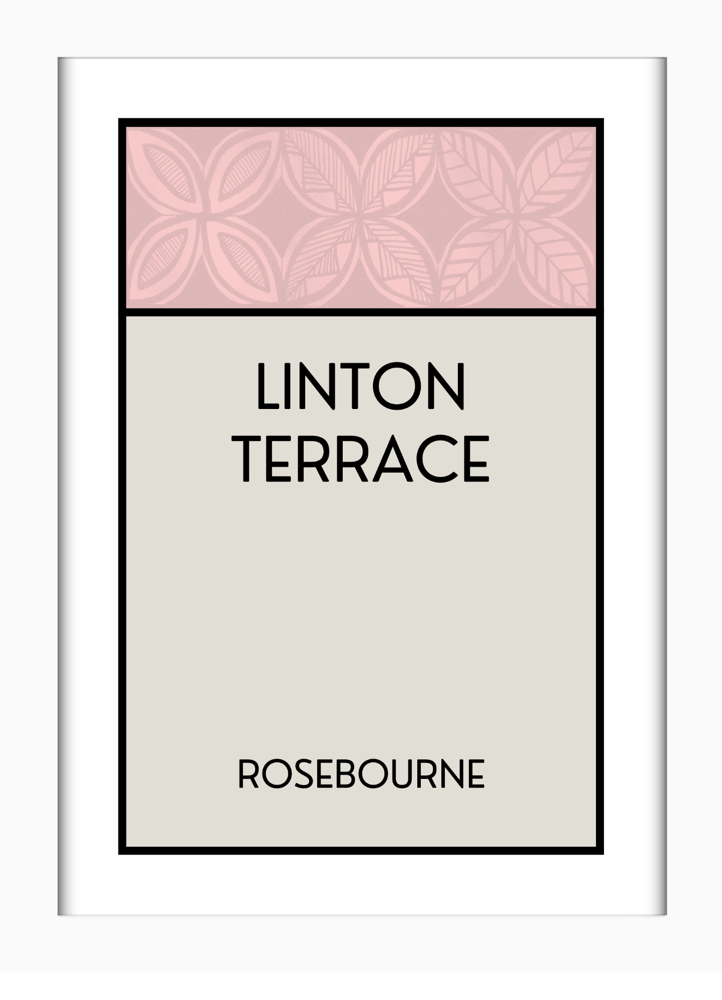 CUSTOM ADDRESS ART - PATTERNED