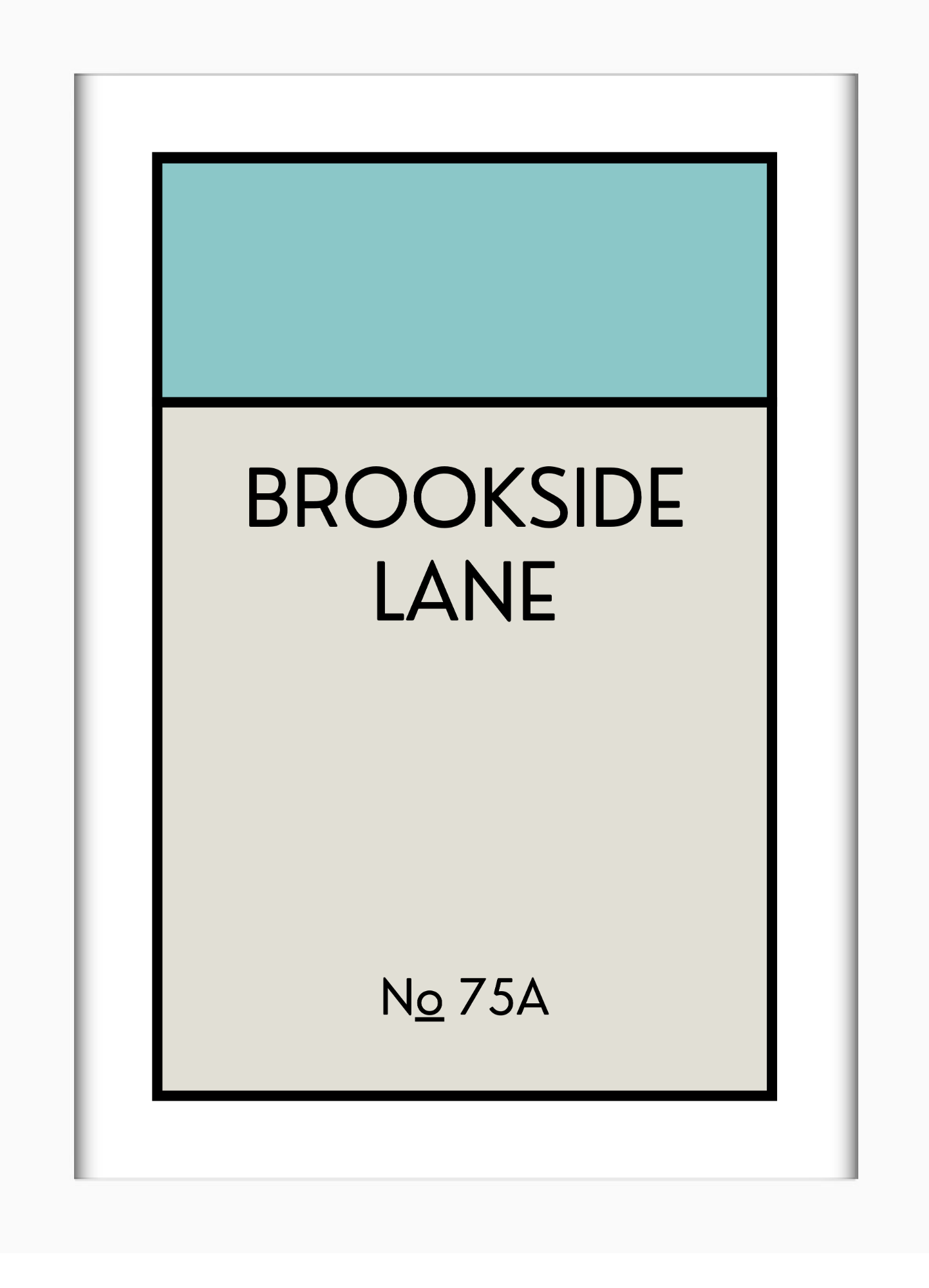 CUSTOM ADDRESS ART - CLASSIC