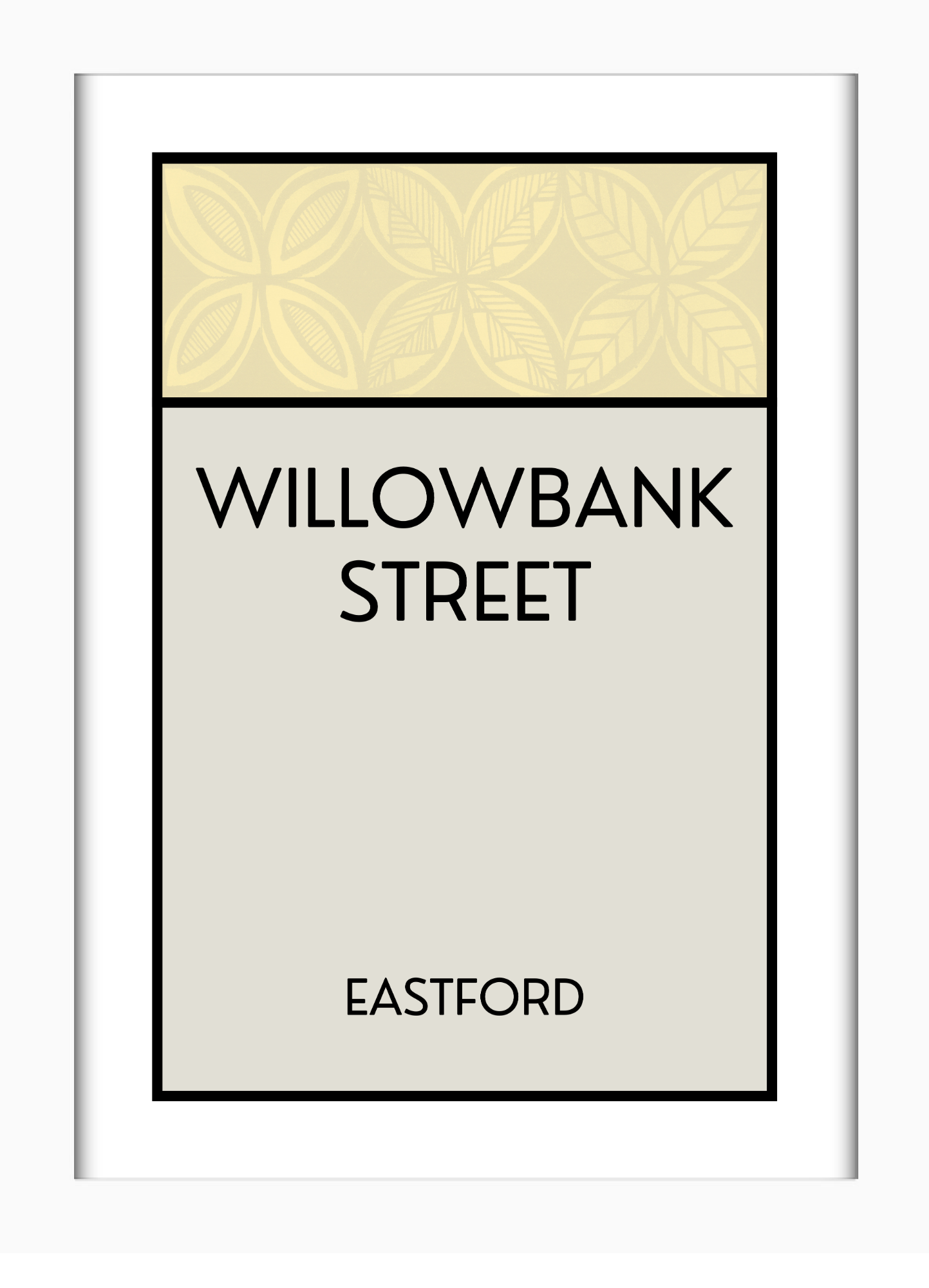 CUSTOM ADDRESS ART - PATTERNED