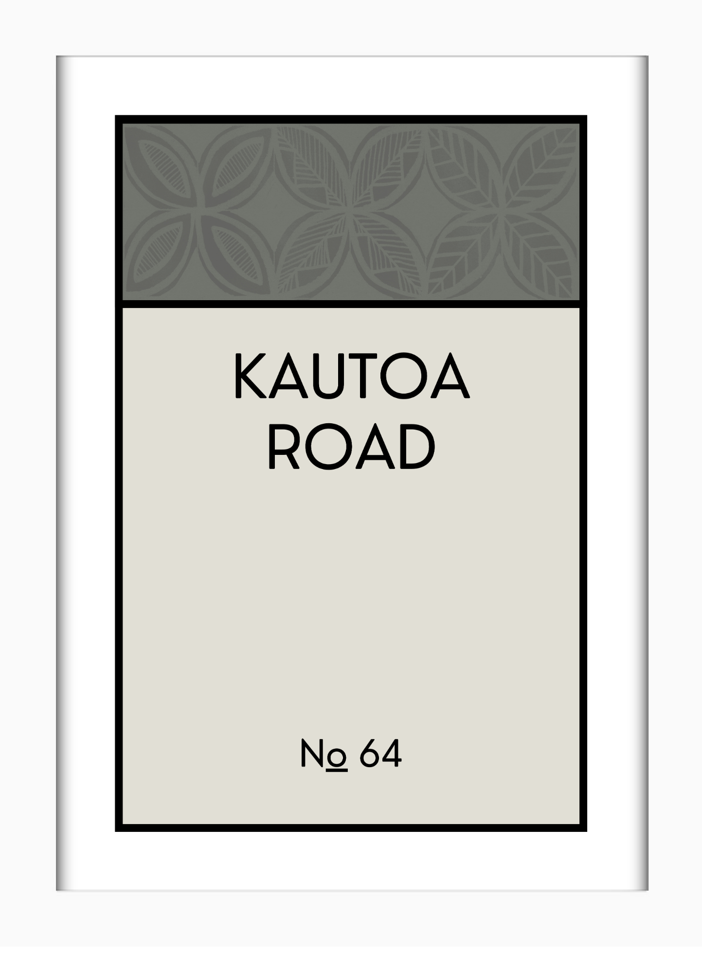 CUSTOM ADDRESS ART - PATTERNED