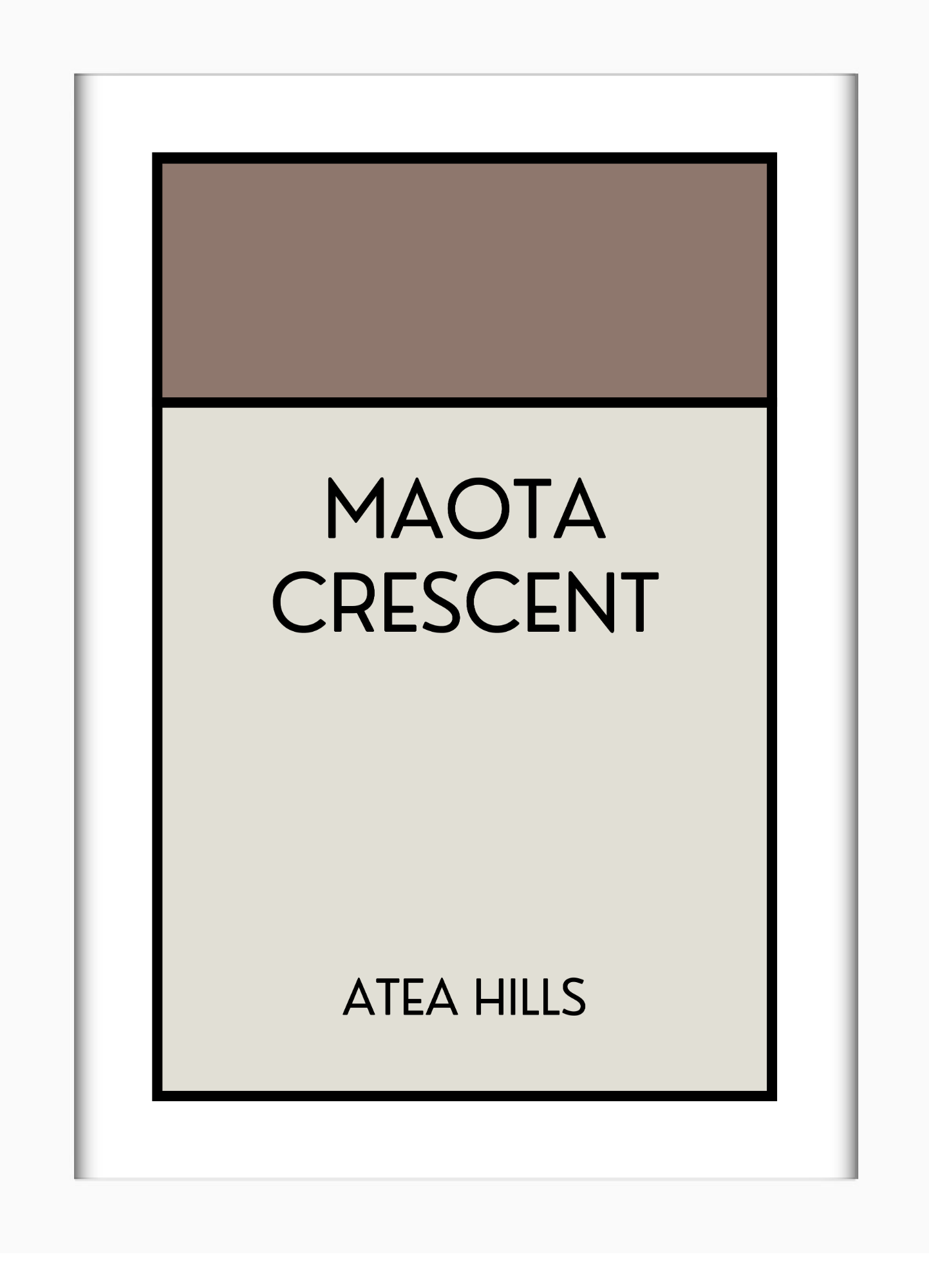 CUSTOM ADDRESS ART - CLASSIC