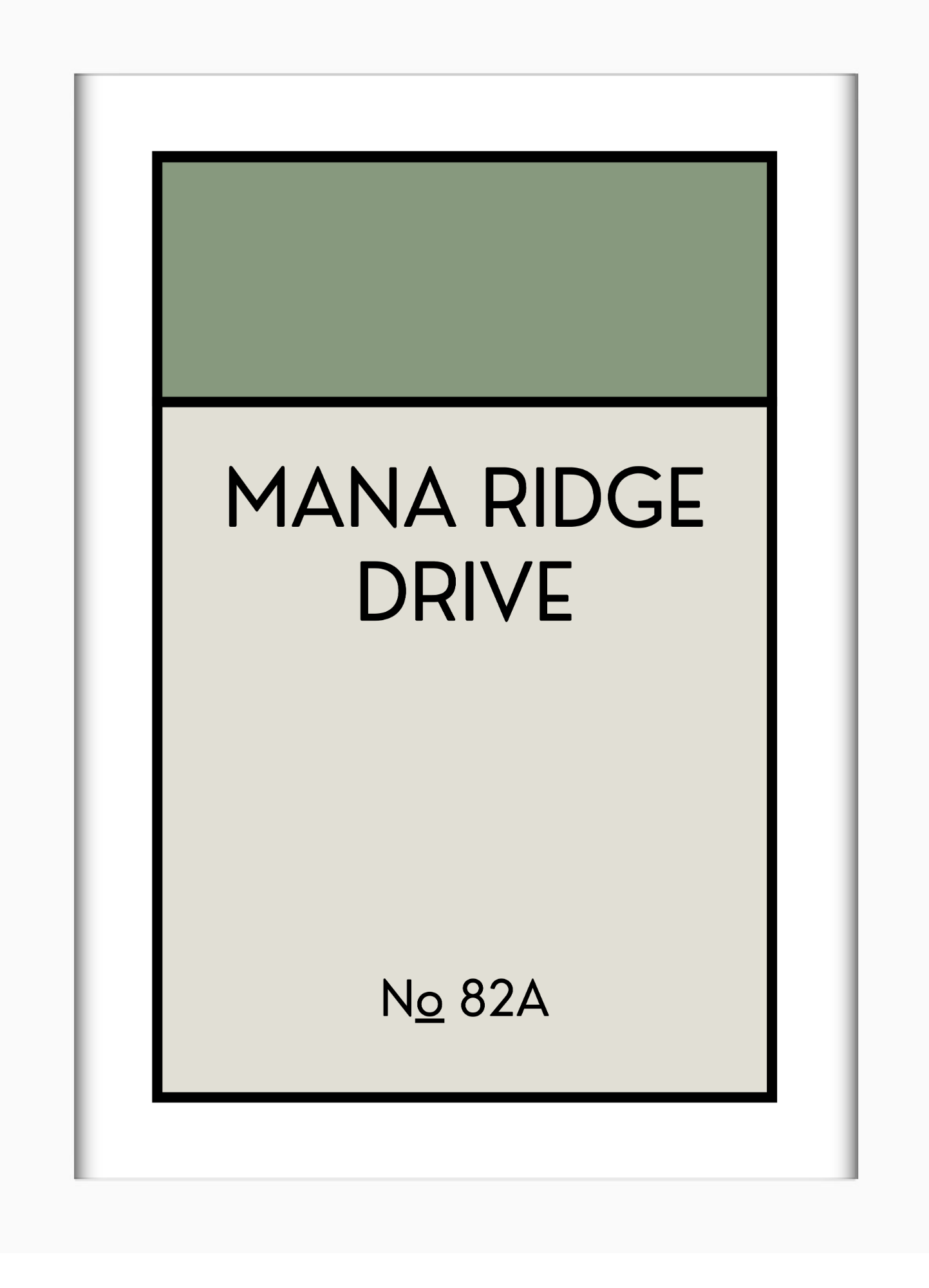 CUSTOM ADDRESS ART - CLASSIC