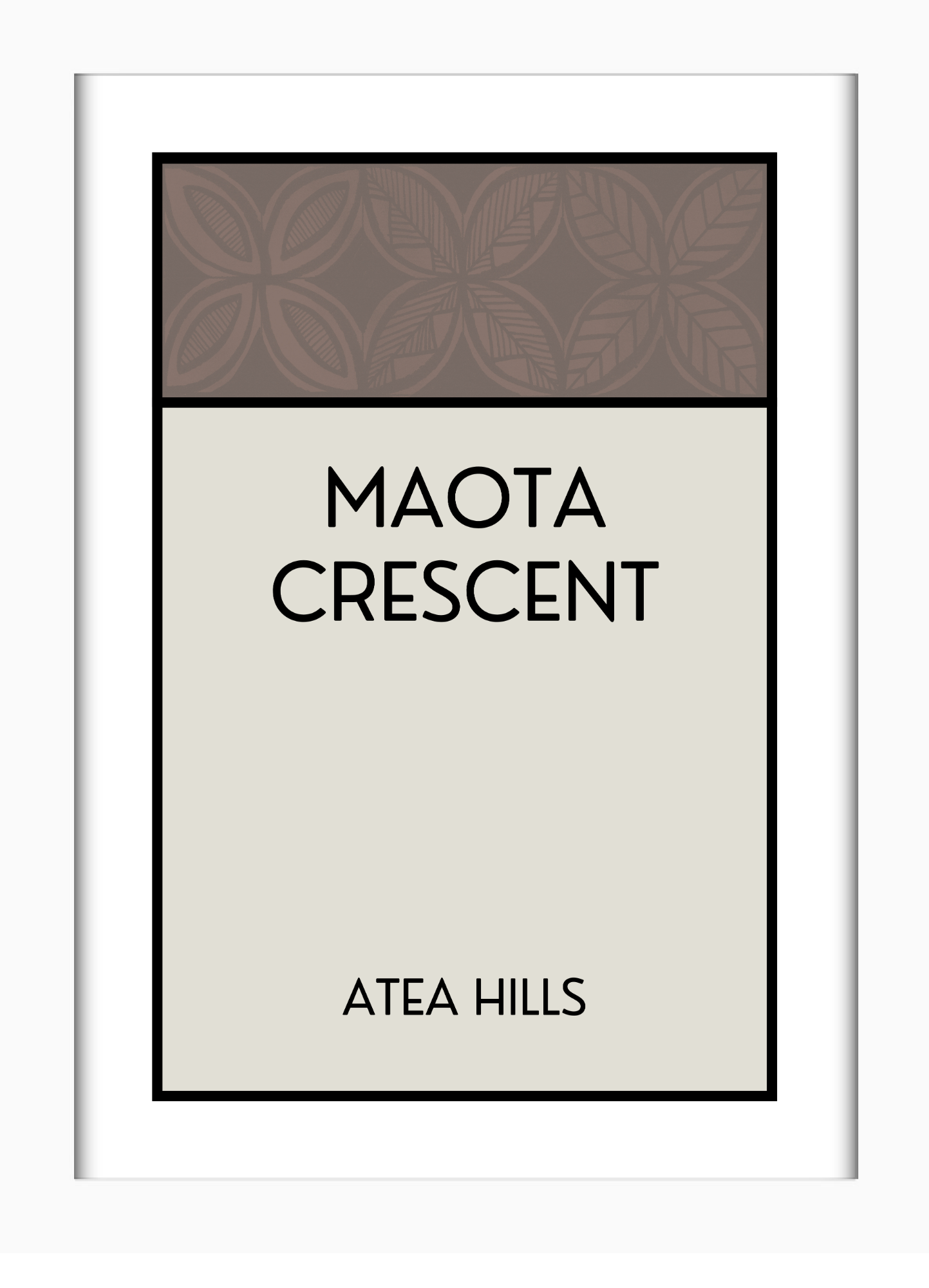 CUSTOM ADDRESS ART - PATTERNED