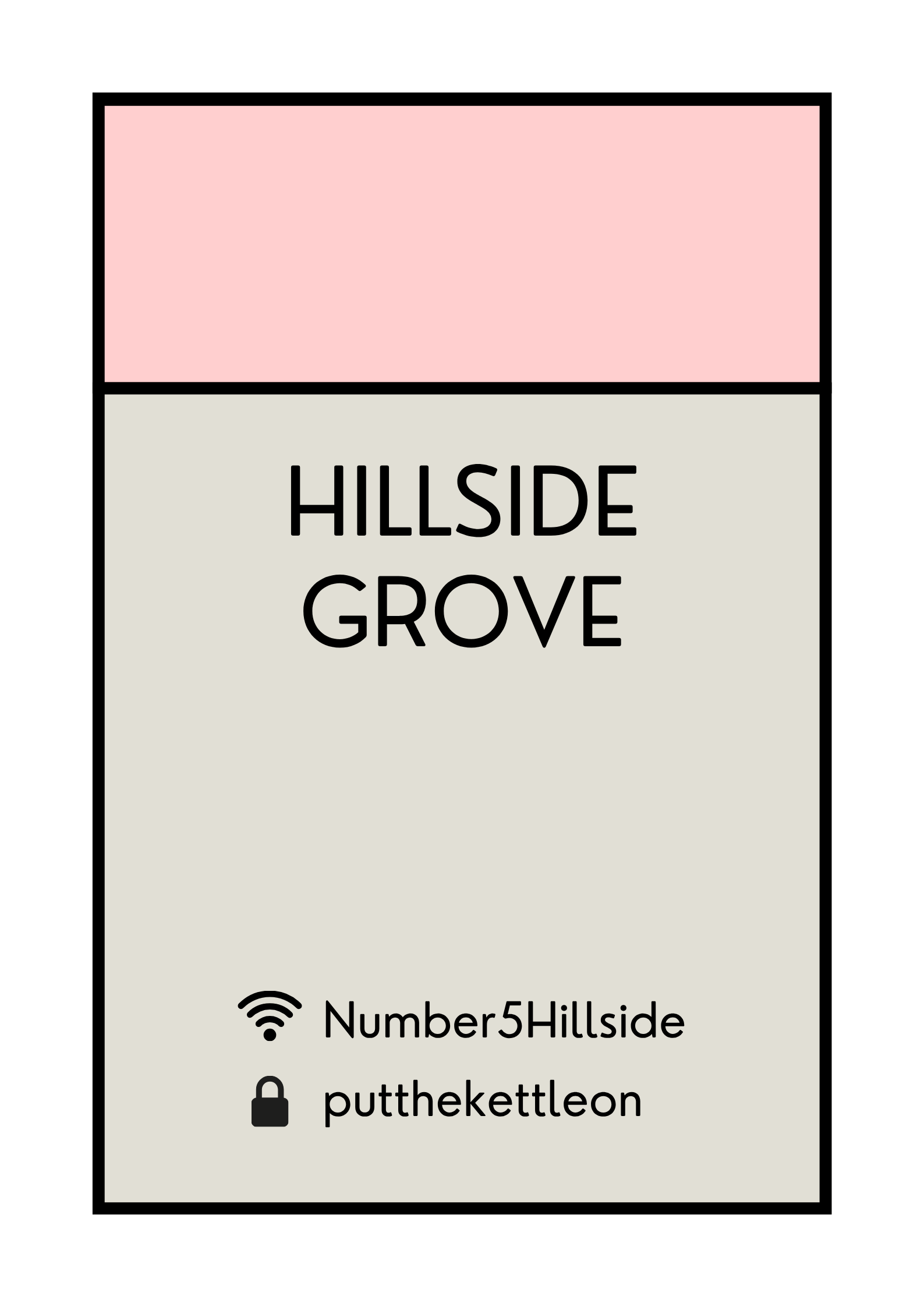 CUSTOM WIFI ADDRESS ART