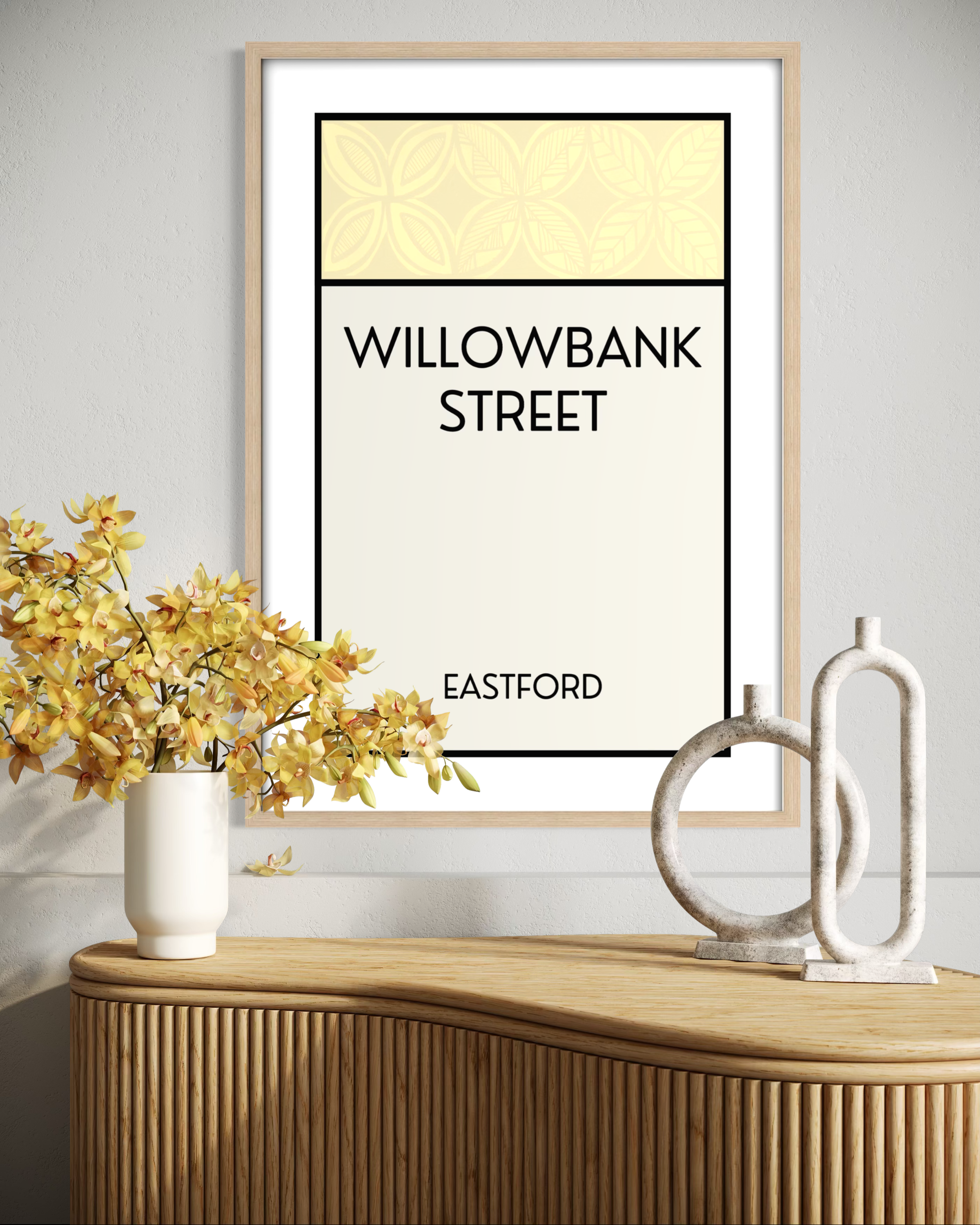 CUSTOM ADDRESS ART - PATTERNED