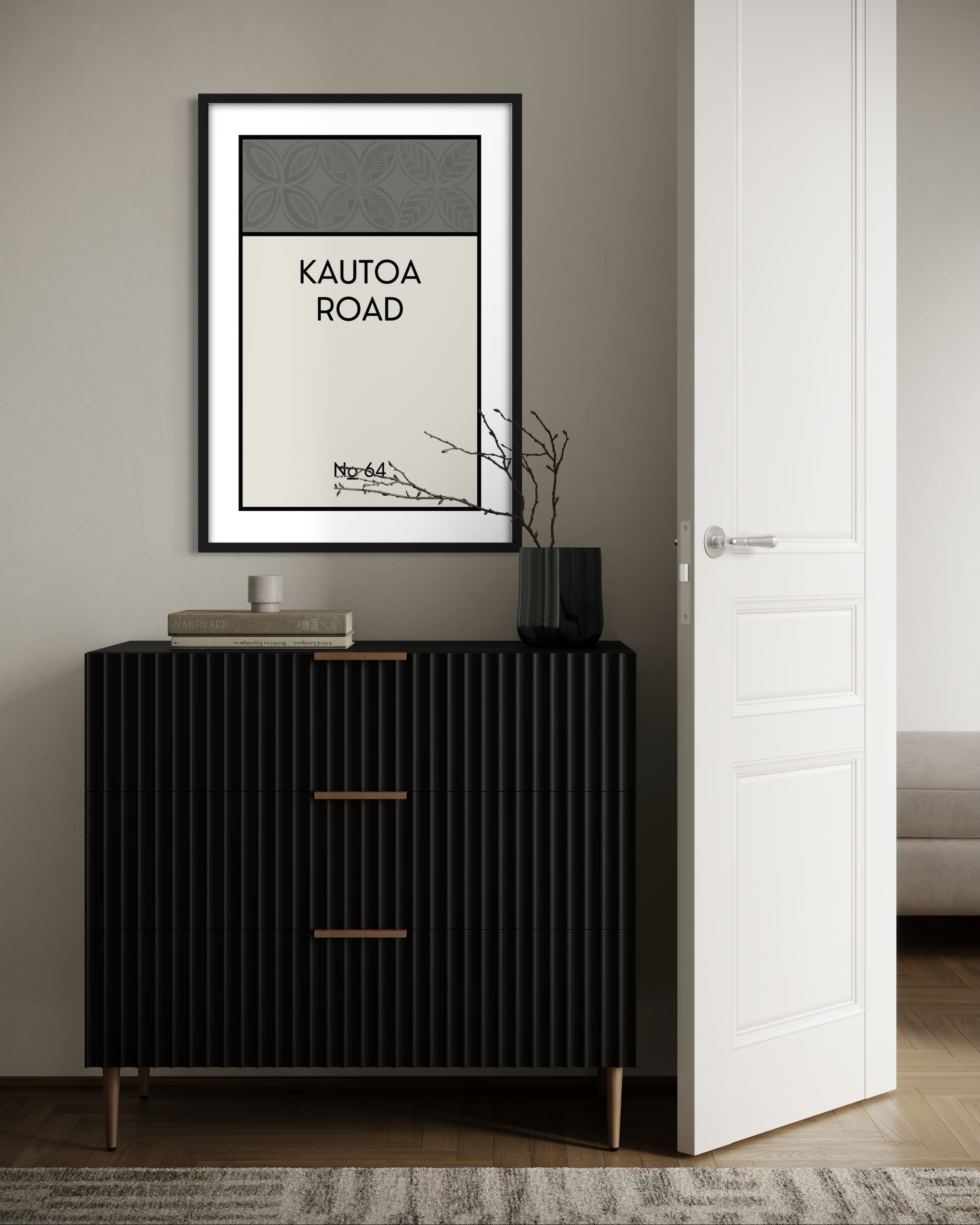 CUSTOM ADDRESS ART - PATTERNED