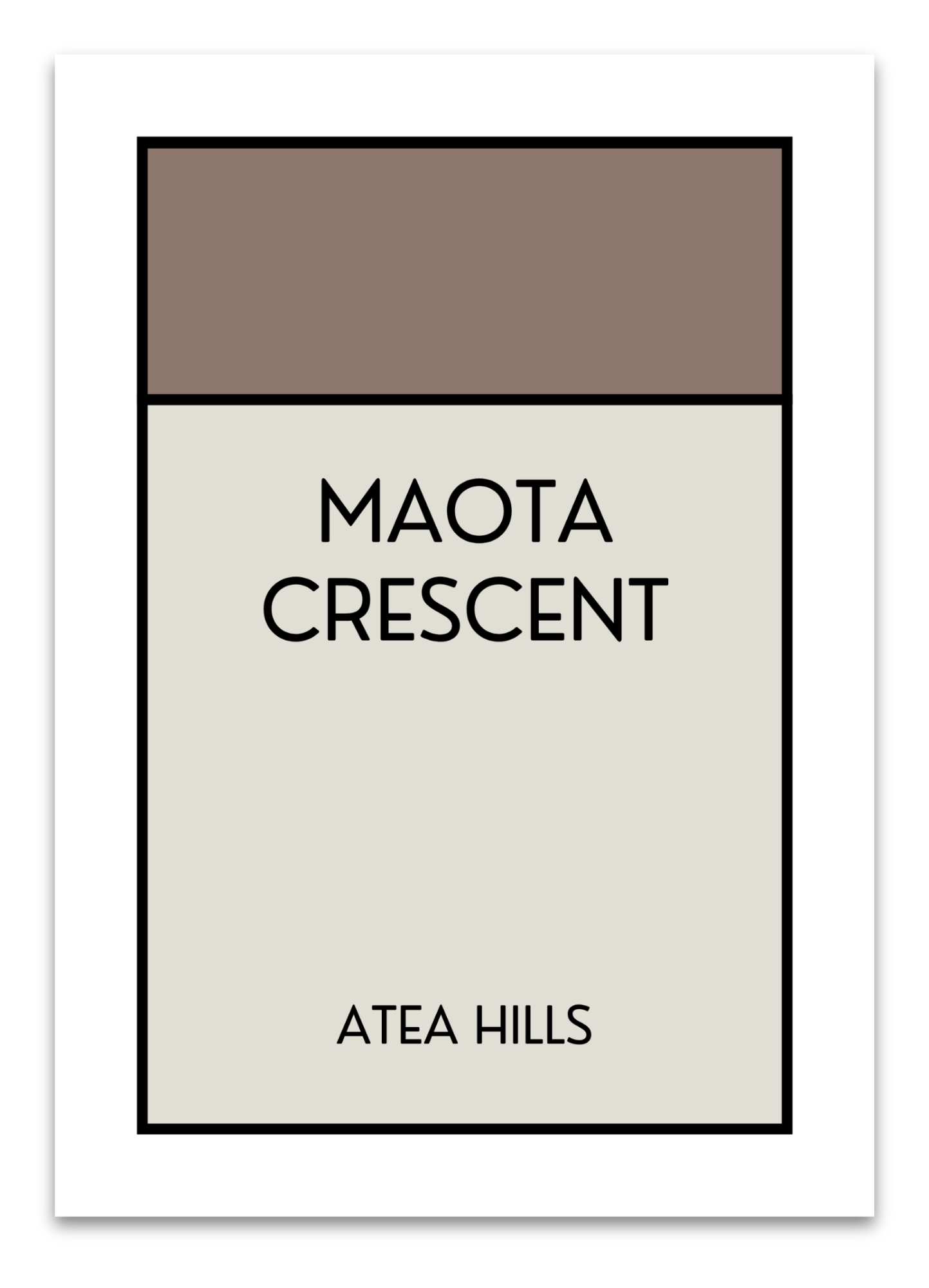 CUSTOM ADDRESS ART