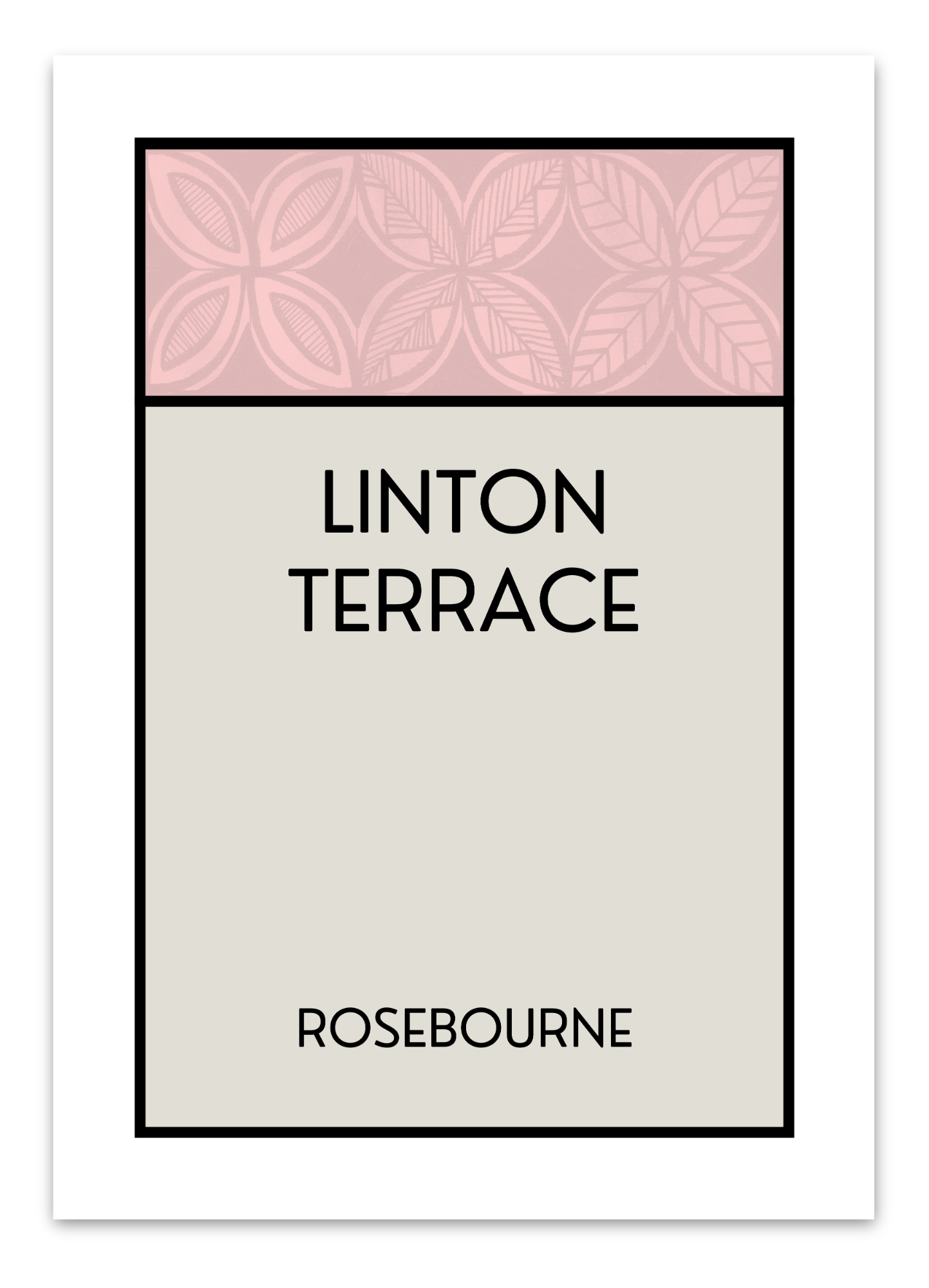 CUSTOM ADDRESS ART - PATTERNED