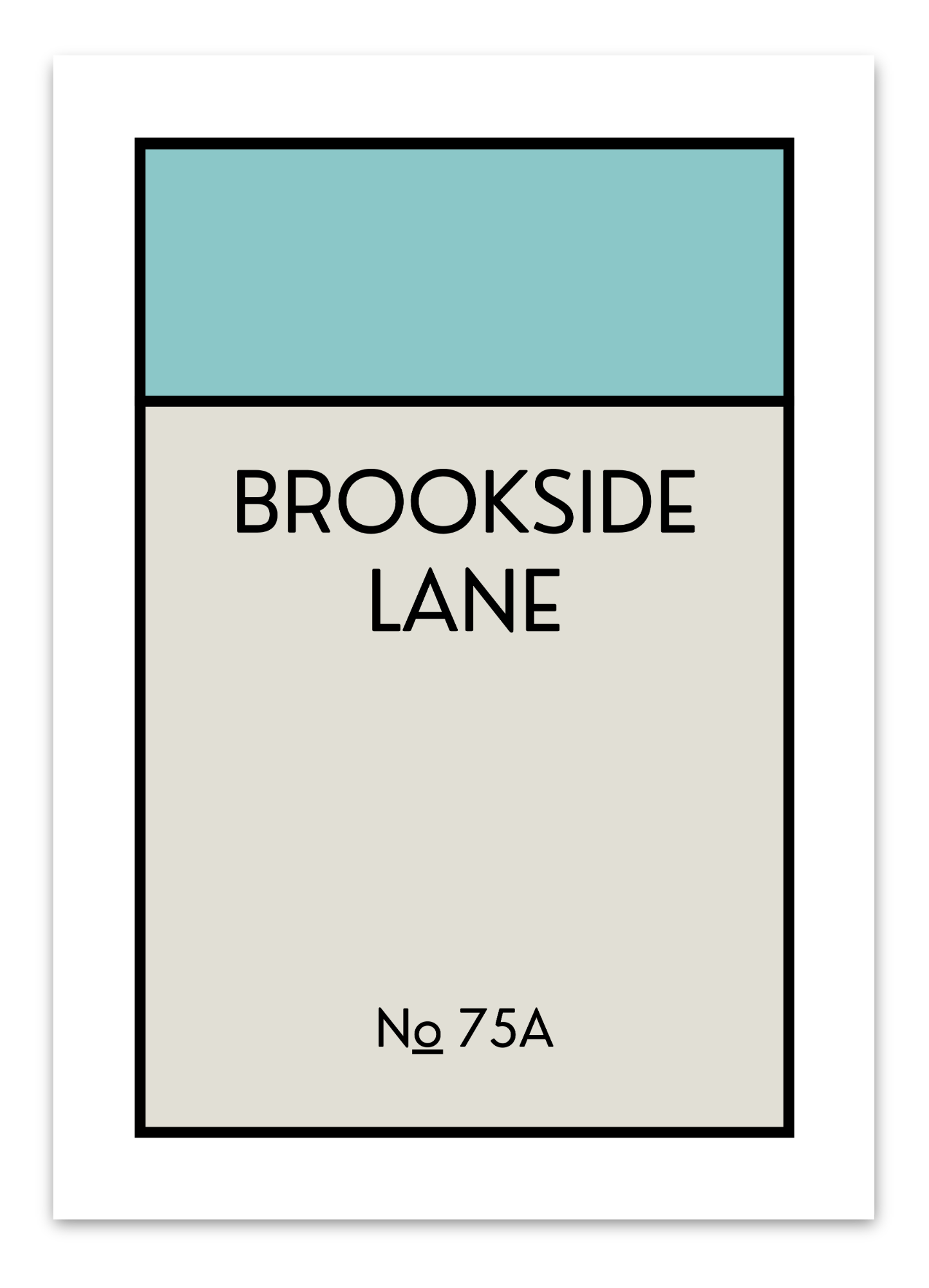 CUSTOM ADDRESS ART - CLASSIC