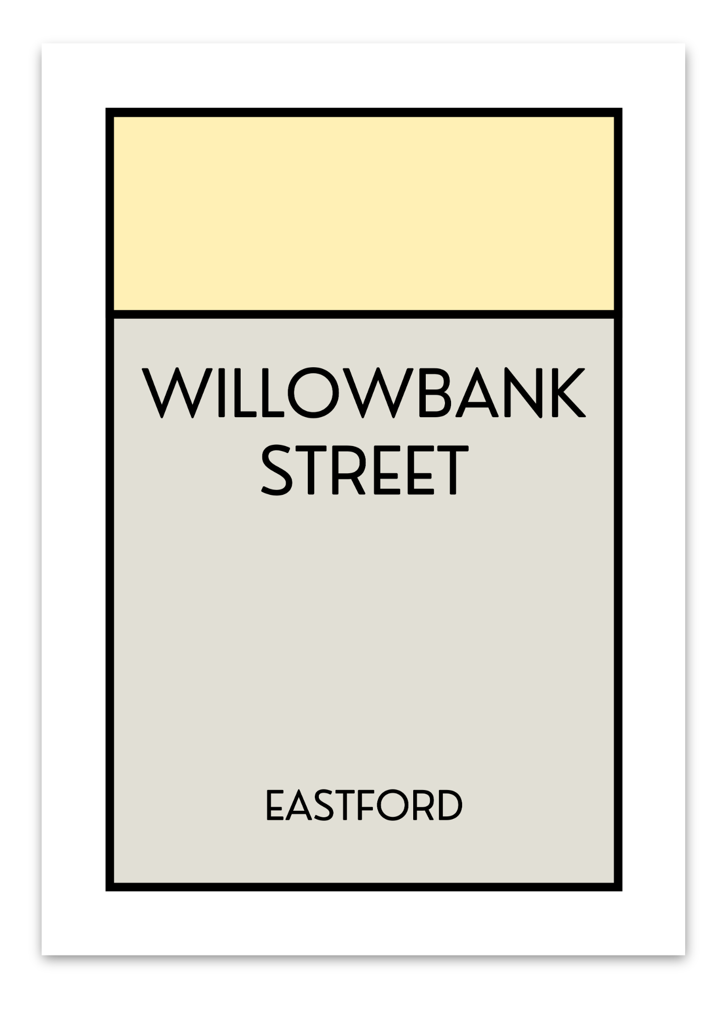 CUSTOM ADDRESS ART - CLASSIC