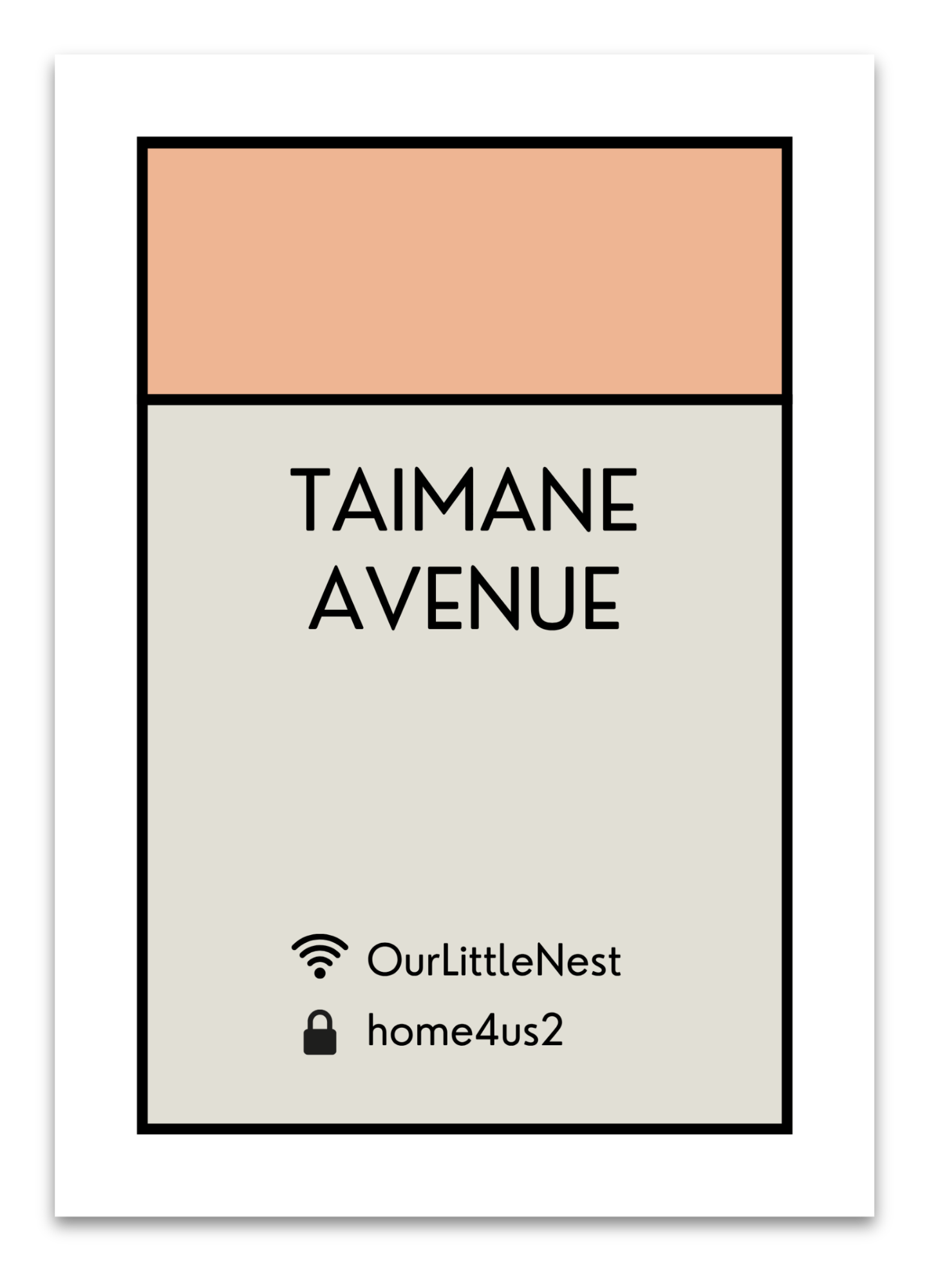 CUSTOM WIFI ADDRESS ART