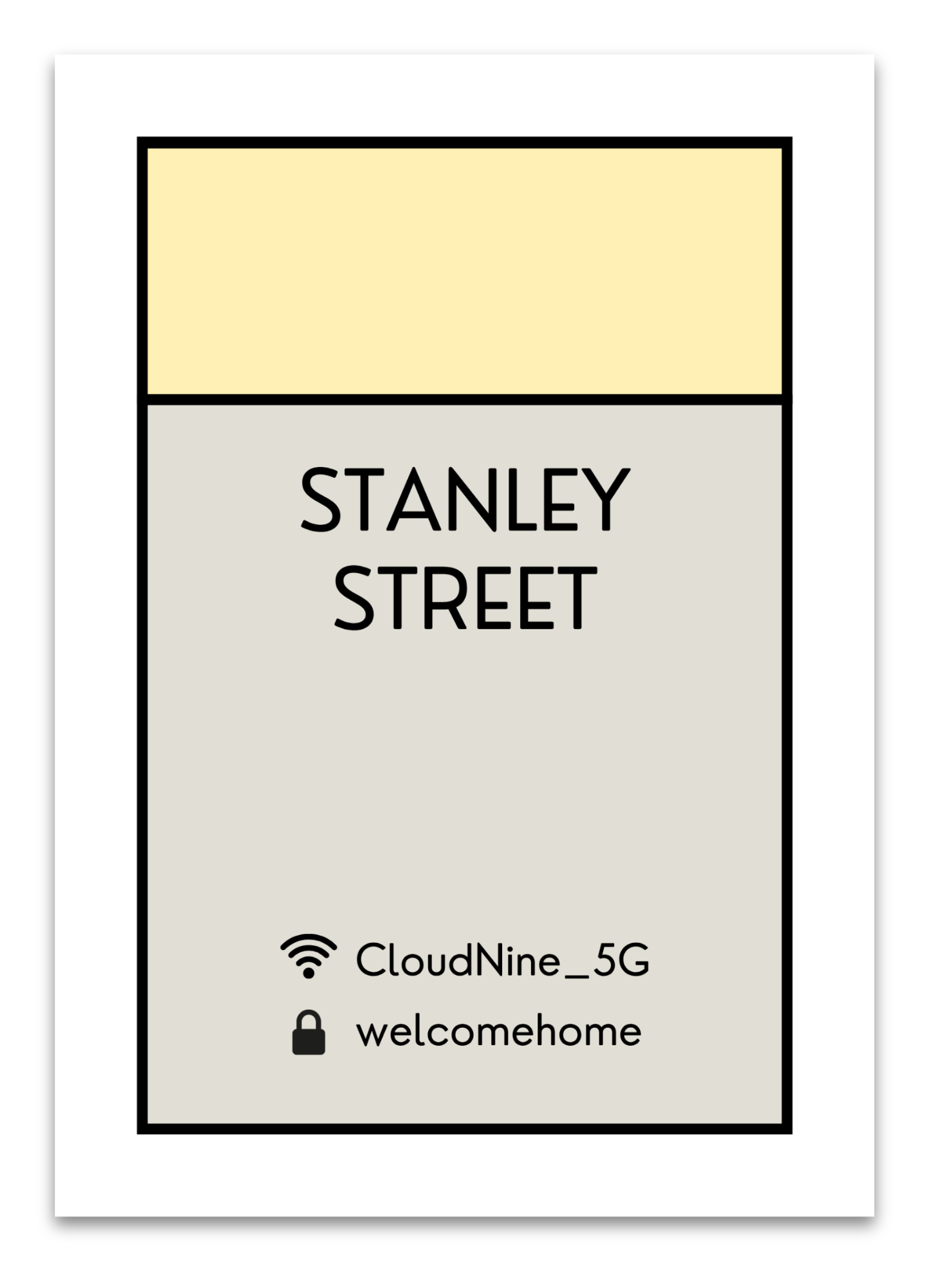 CUSTOM WIFI ADDRESS ART