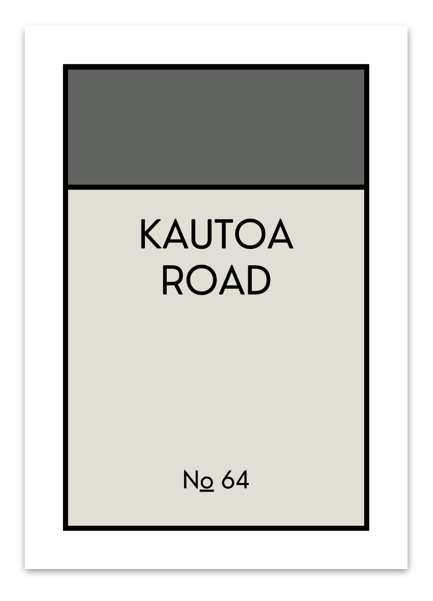 CUSTOM ADDRESS ART - CLASSIC