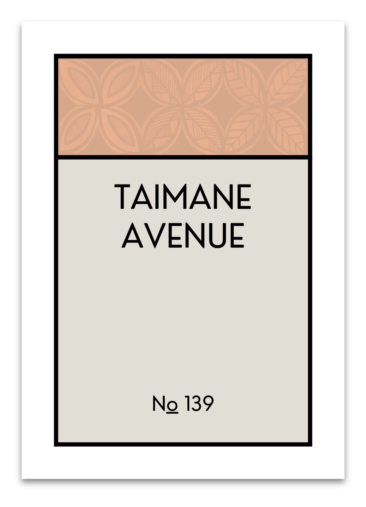 CUSTOM ADDRESS ART
