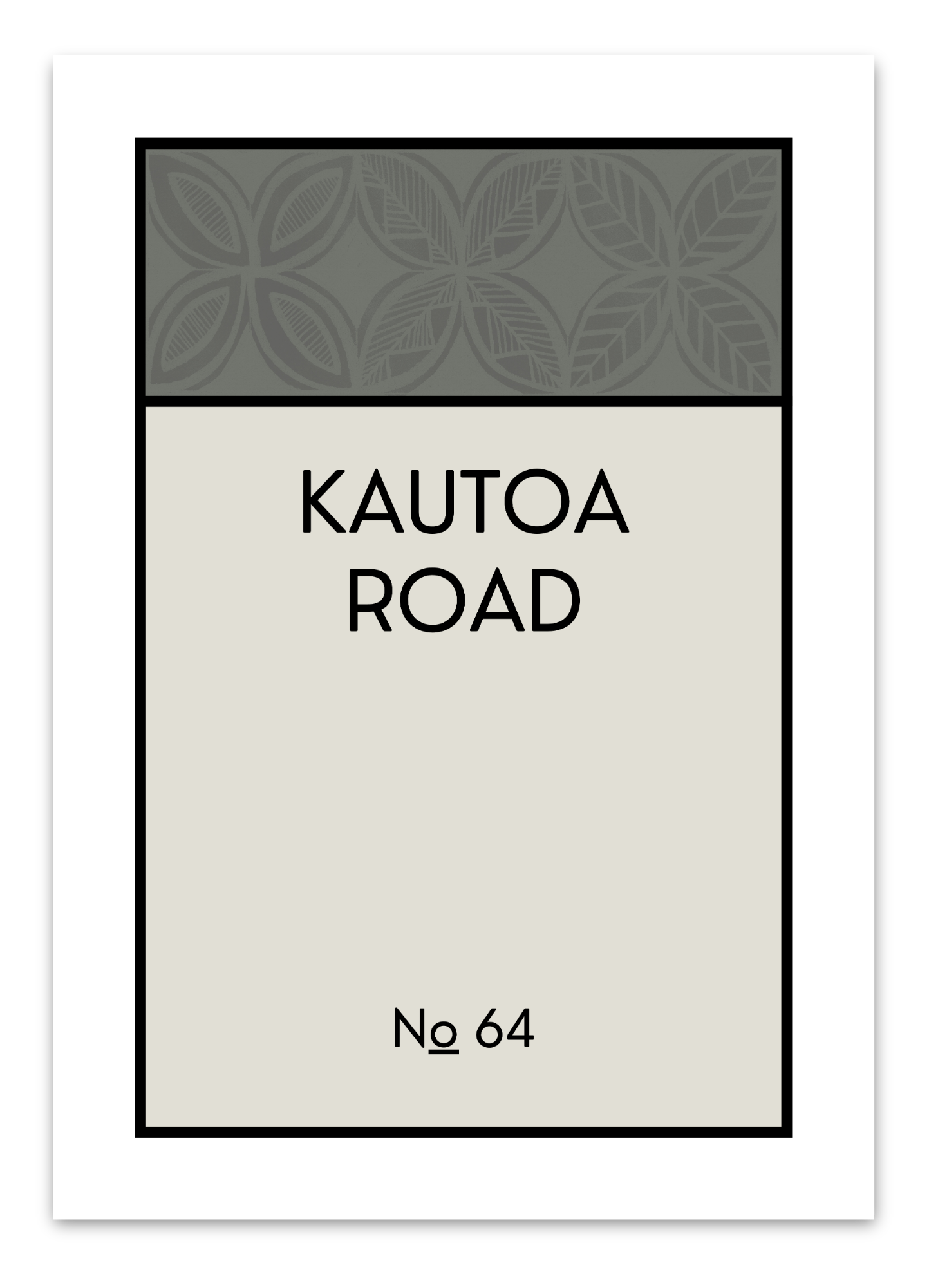 CUSTOM ADDRESS ART - PATTERNED