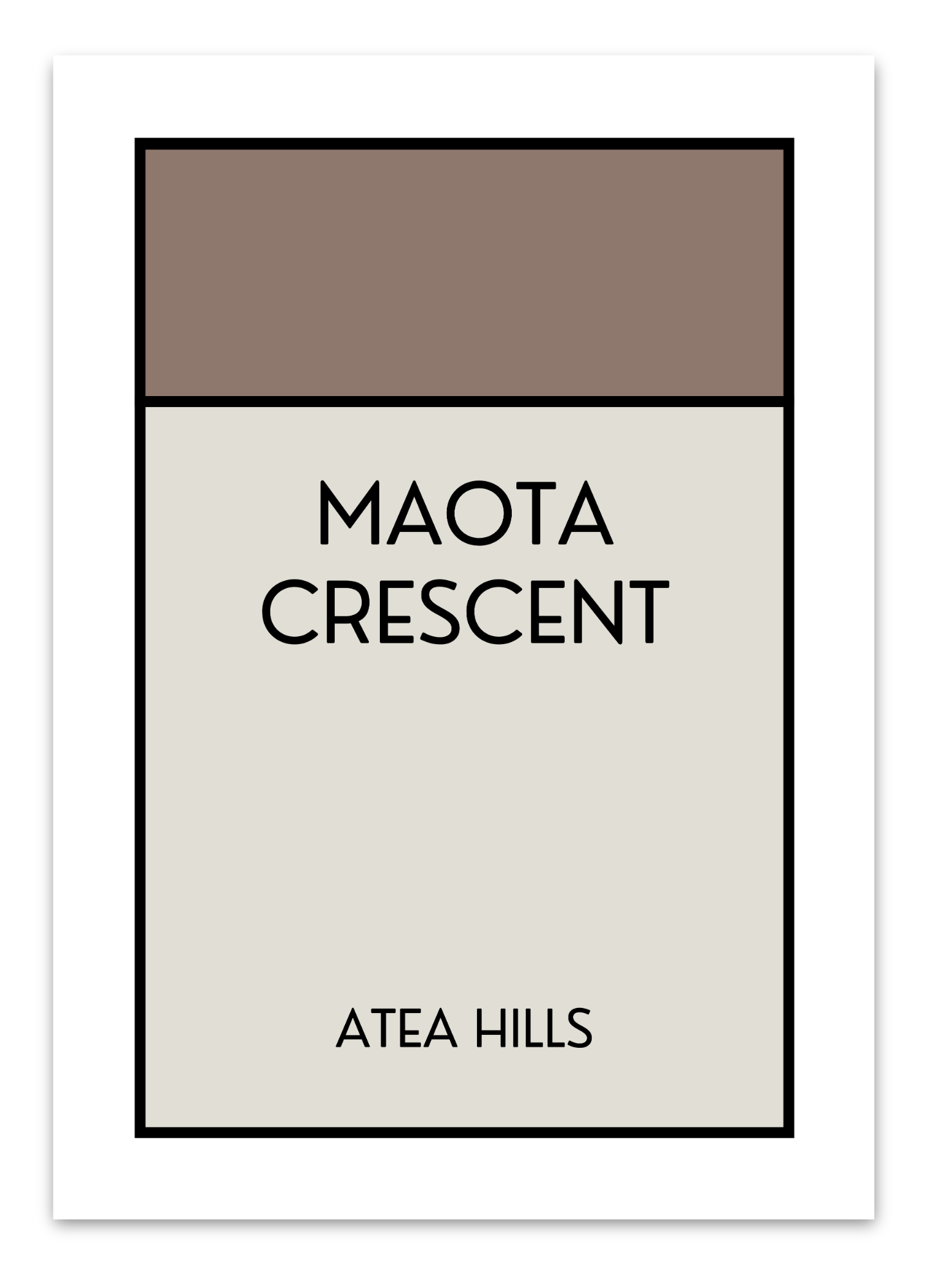 CUSTOM ADDRESS ART - CLASSIC