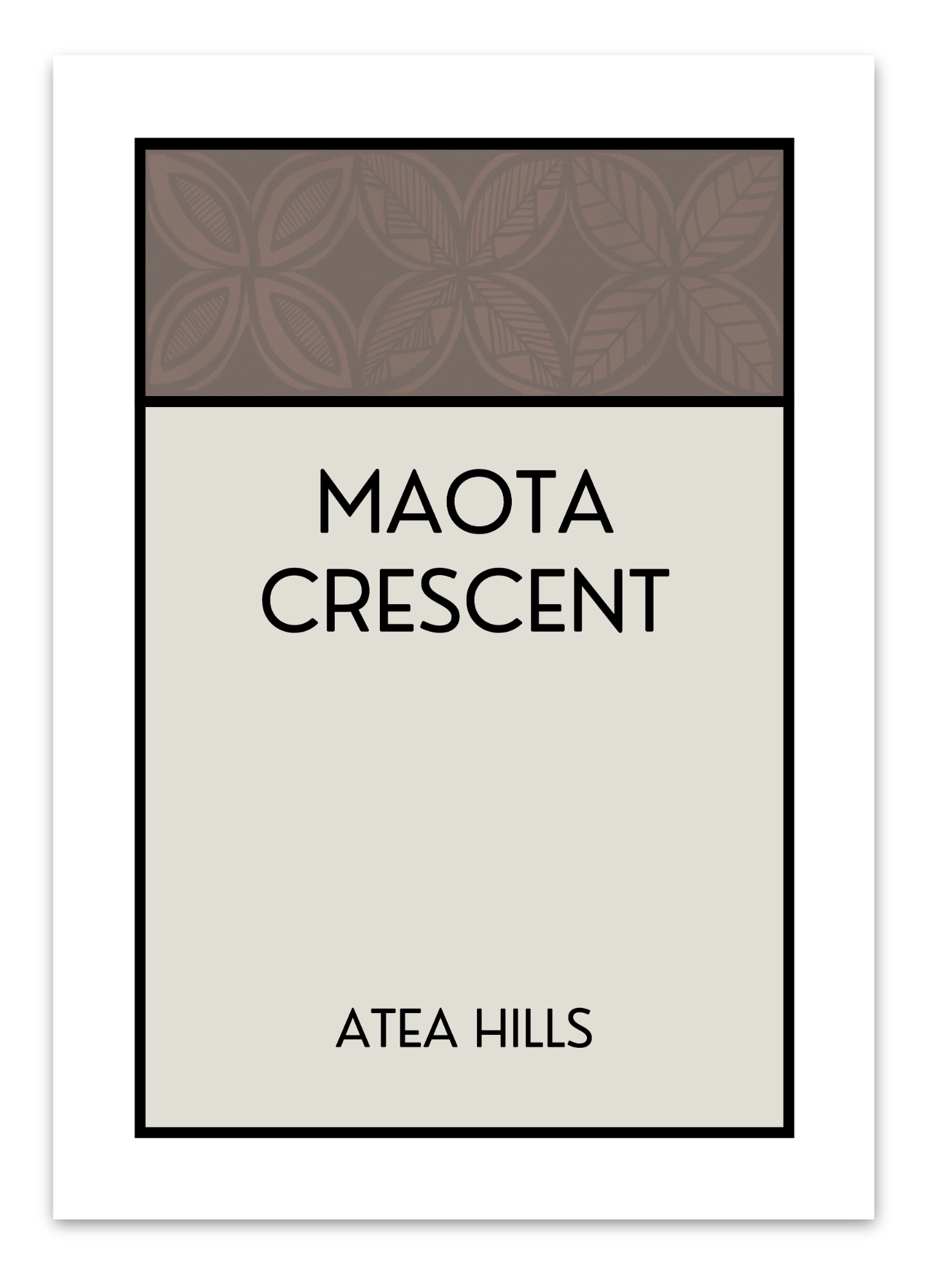 CUSTOM ADDRESS ART - PATTERNED