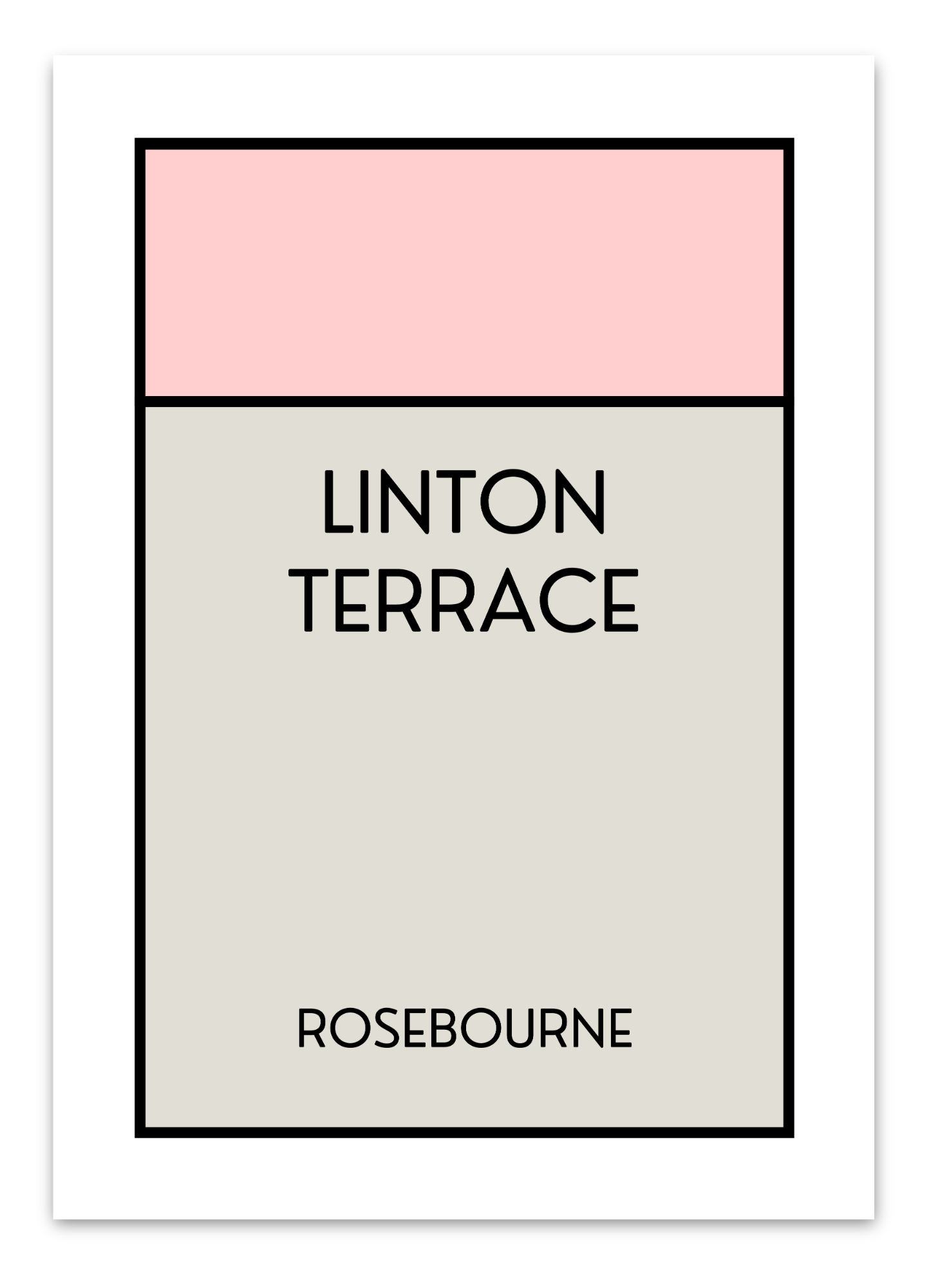 CUSTOM ADDRESS ART - CLASSIC