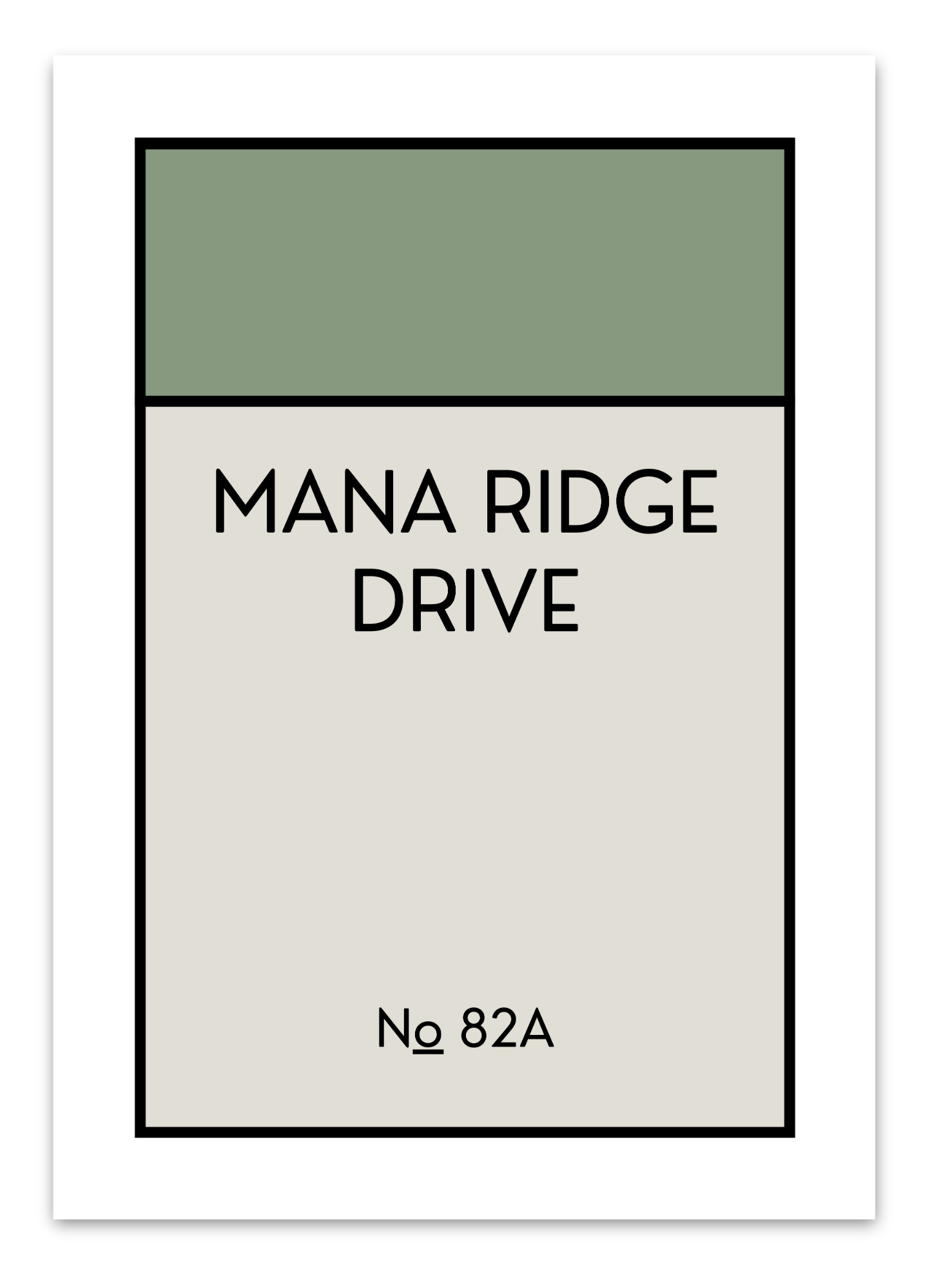 CUSTOM ADDRESS ART - CLASSIC